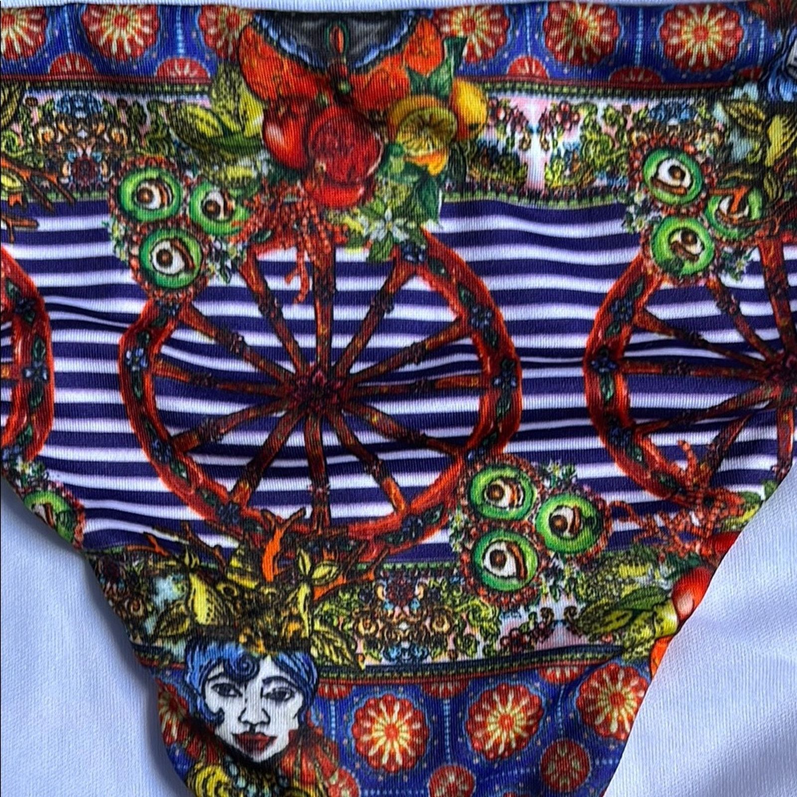 Other NWT Antica Sartoria Colorful Patterned Bikini Set Size L Size ONE SIZE - 6 Thumbnail
