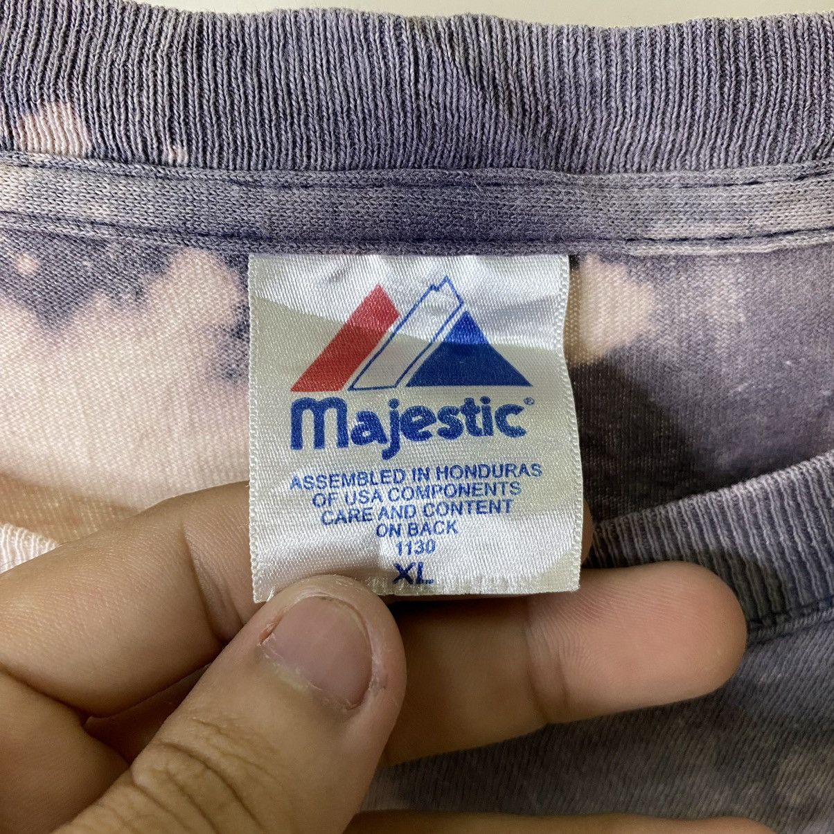 Majestic 2000s Majestic Play Like A Champion Acidwash Tee Size US XL / EU 56 / 4 - 3 Thumbnail