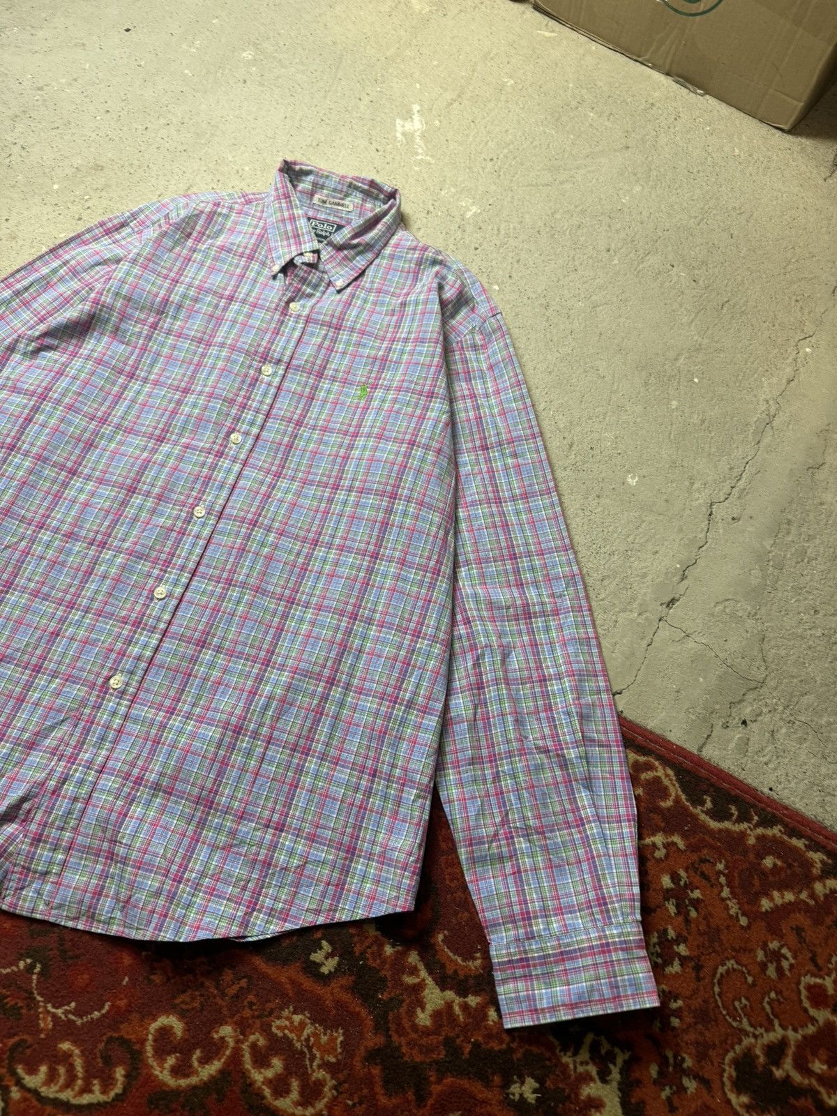 Polo Ralph Lauren × Ralph Lauren × Vintage Vintage 90s Polo Ralph Lauren Embroidered Button Up Y2K Size US L / EU 52-54 / 3 - 2 Thumbnail