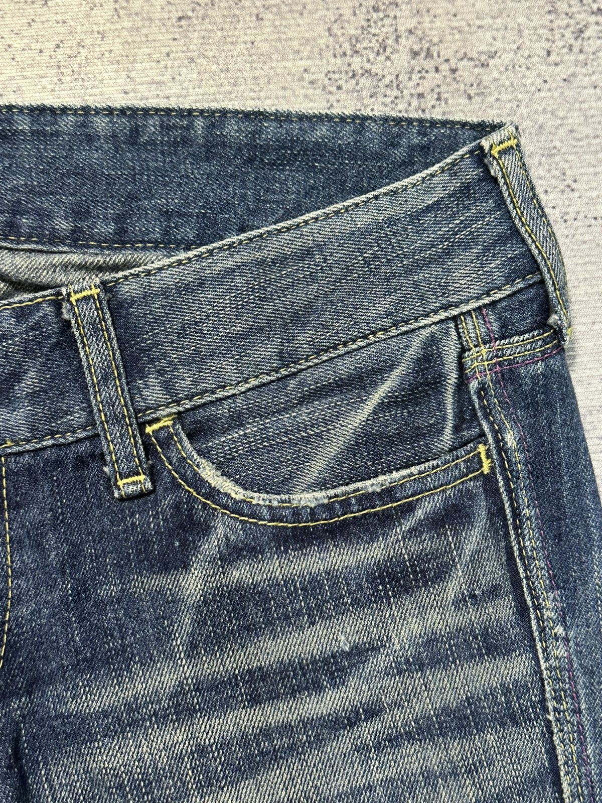 Japanese Brand RARE SLY Distressed Flare Jeans Size US 27 - 7 Thumbnail