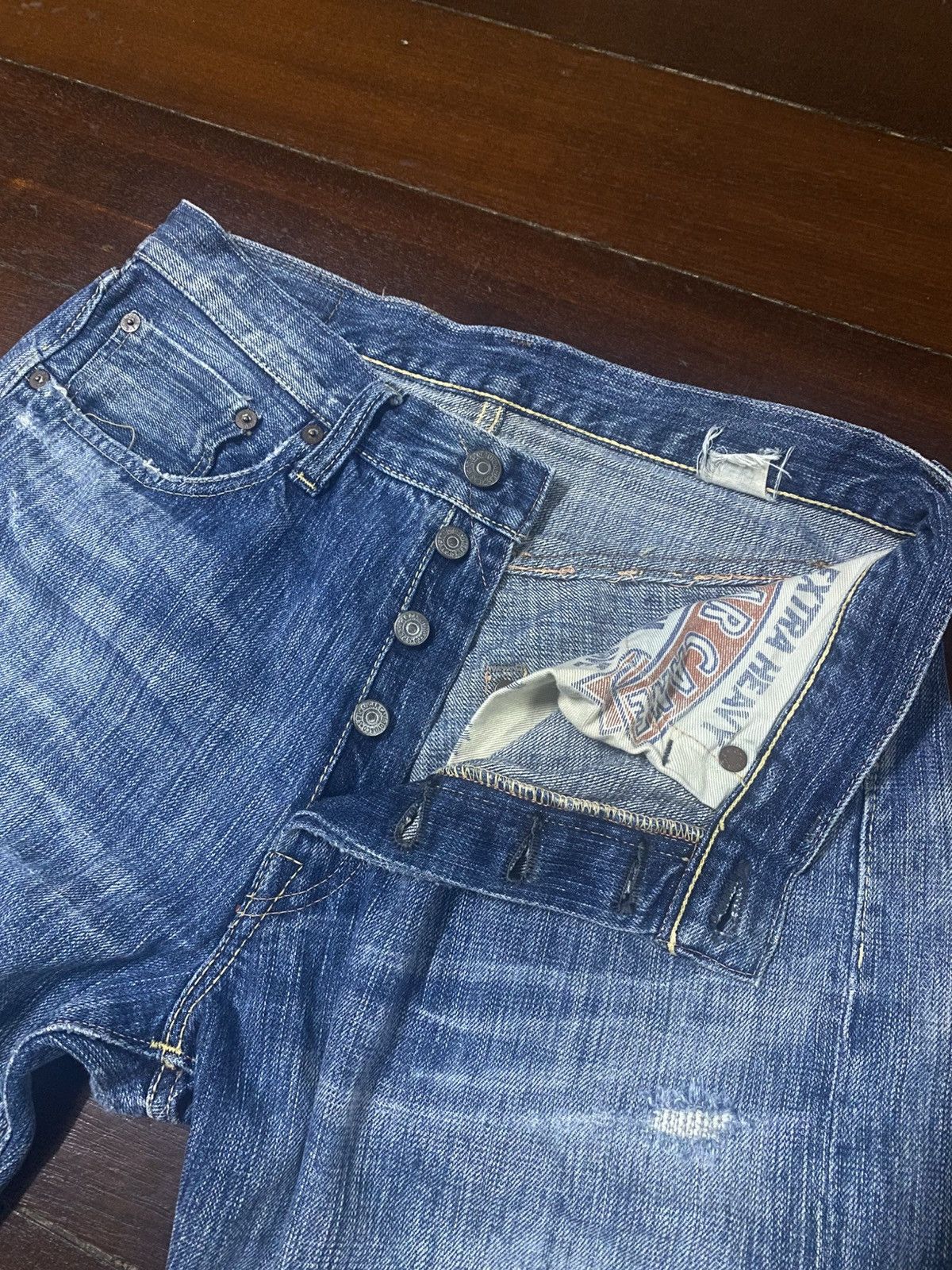 Sugar Cane vintage SUGAR CANE hawaii aloha distressed rework denim Size US 32 / EU 48 - 11 Thumbnail