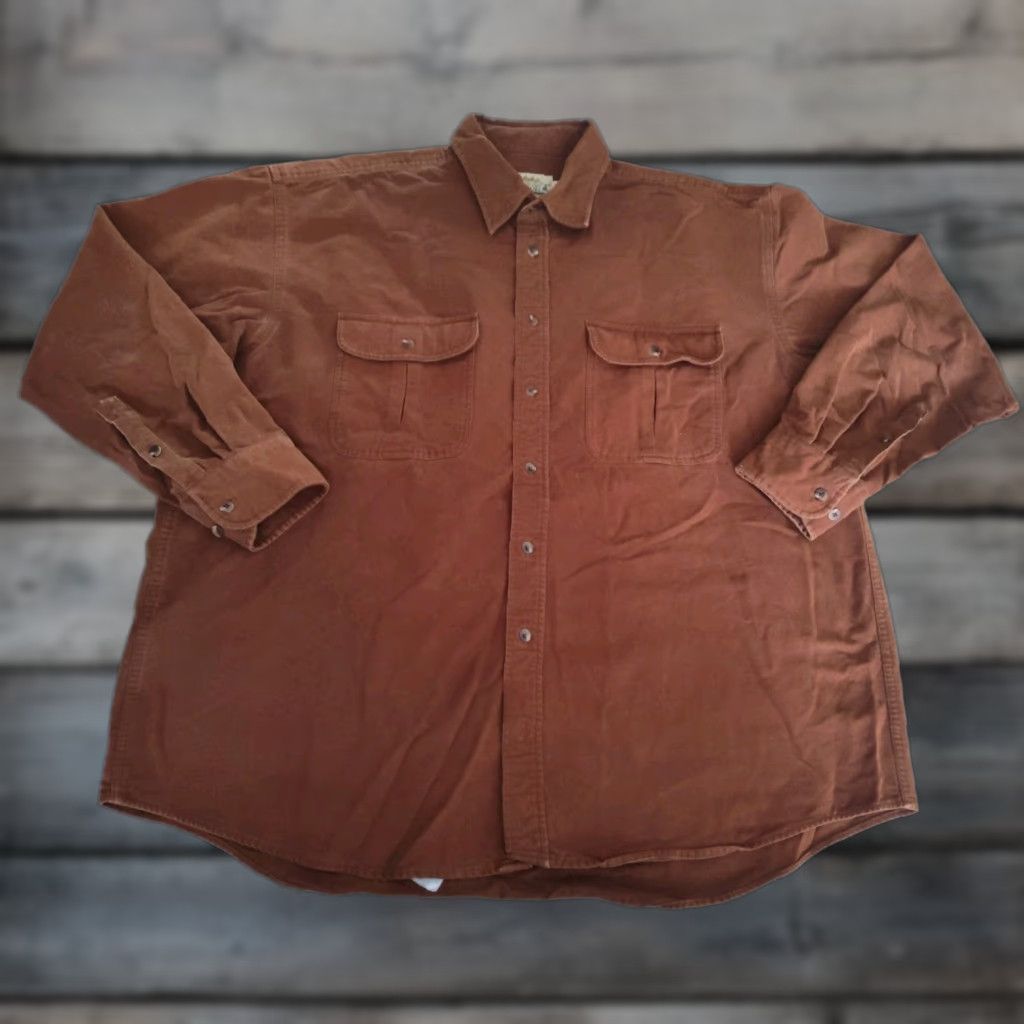Vintage VINTAGE Cabela's Men's Button-Up Shirt Flannel Heavyweight Deer Pattern Casual Workwear 3XLT Size US XXL / EU 58 / 5 - 1 Thumbnail