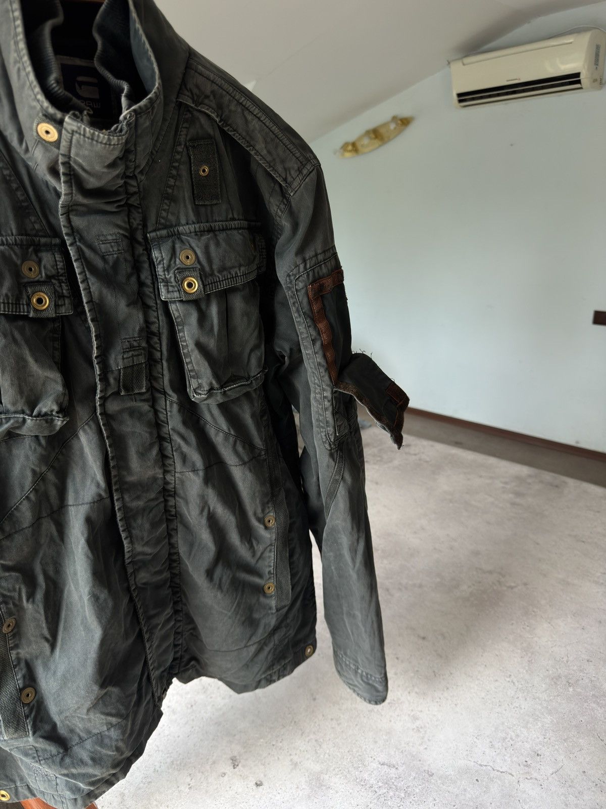 G-Star G-Star Raw Vintage Cargo Military Jacket Size US L / EU 52-54 / 3 - 4 Thumbnail