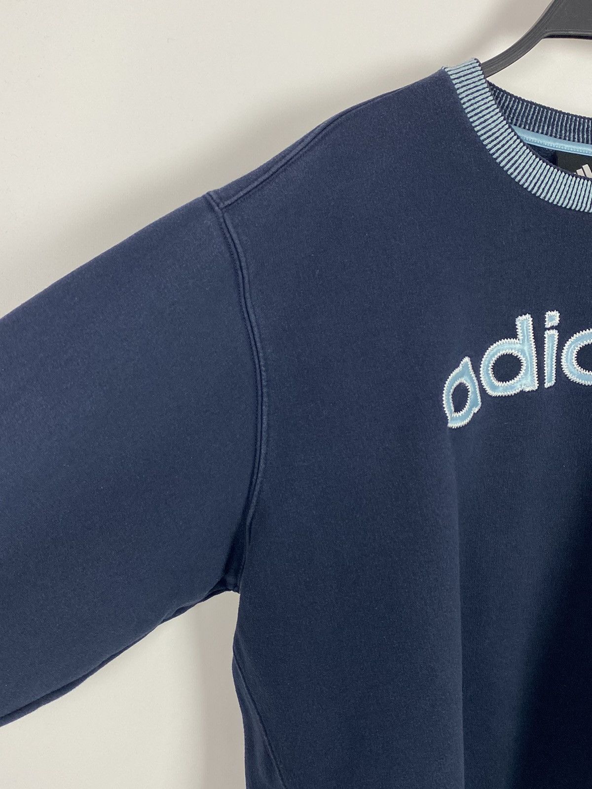 Vintage 2000’s Vintage Adidas Arch Logo Boxy Sweatshirt Size US L / EU 52-54 / 3 - 4 Thumbnail