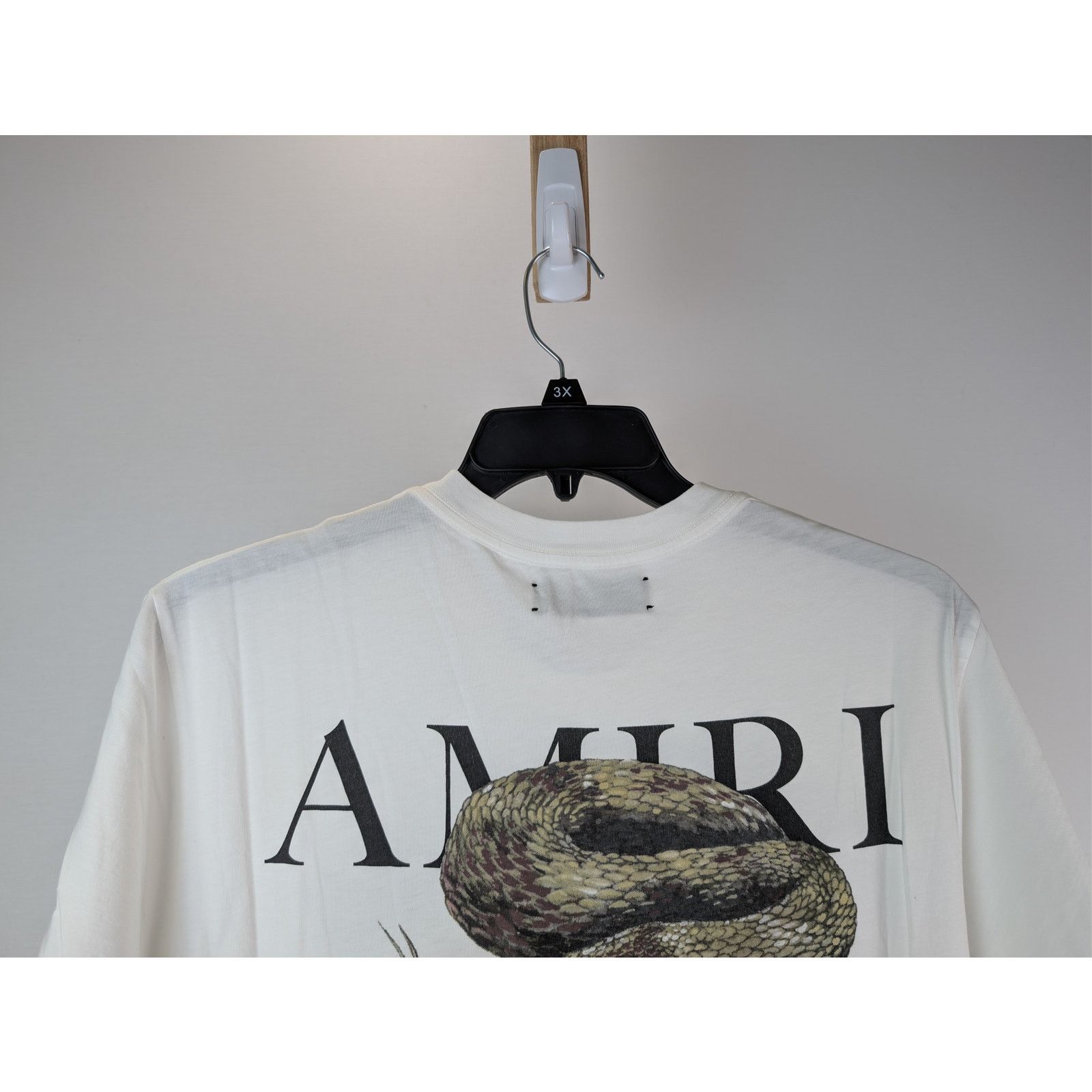 Amiri o1rshd1 Amiri Snake Tee T-Shirt in White Size US XS / EU 42 / 0 - 11 Thumbnail