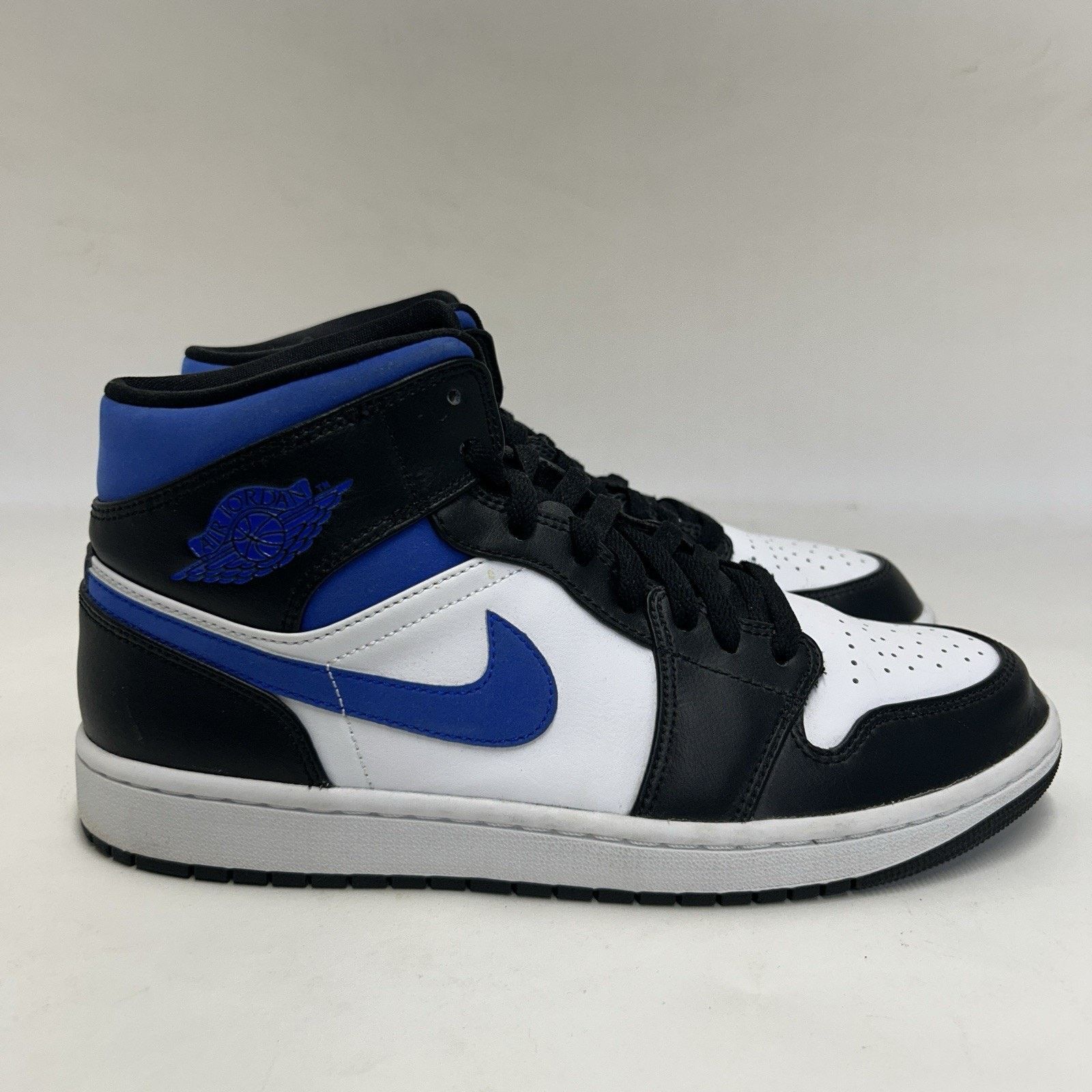 Jordan Brand Nike Air Jordan 1 Mid Retro “Racer Blue White Black” Size US 10.5 / EU 43-44 - 4 Thumbnail