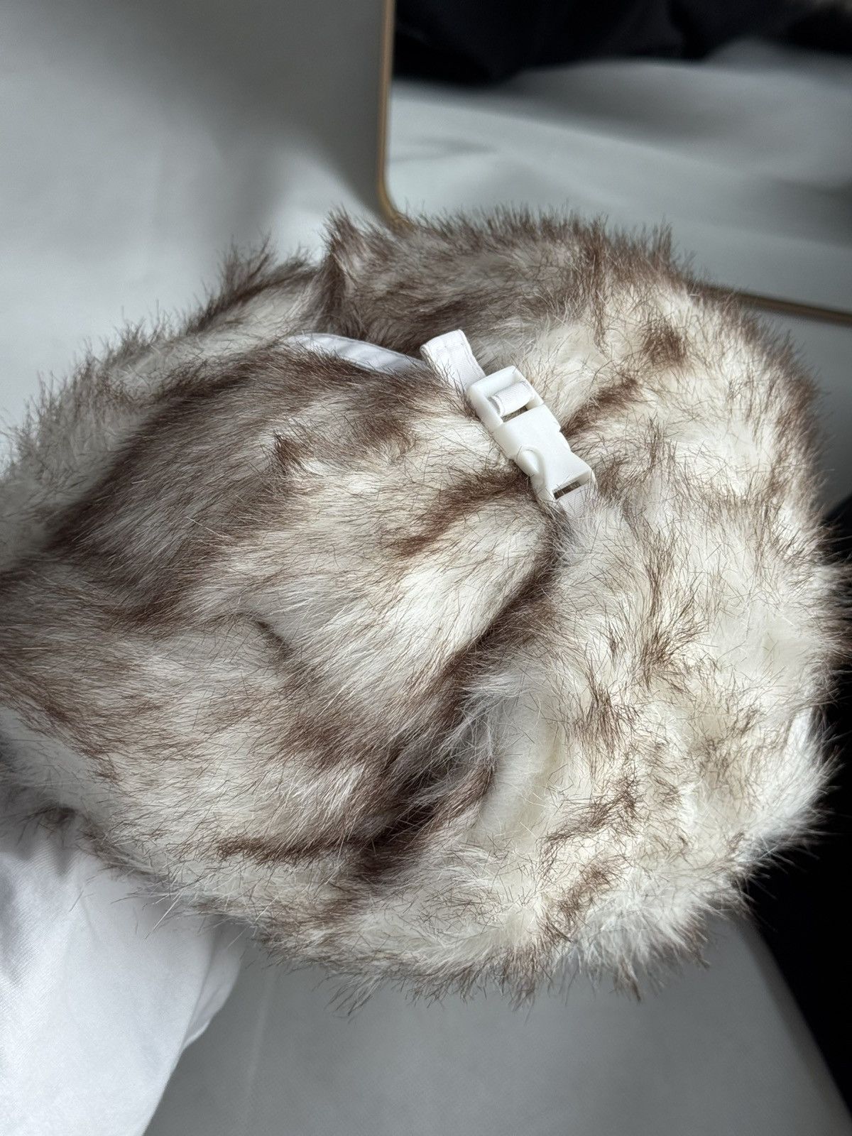 Japanese Brand Vintage fuzzy mohair japanese ushanka hat avant garde Size ONE SIZE - 7 Thumbnail