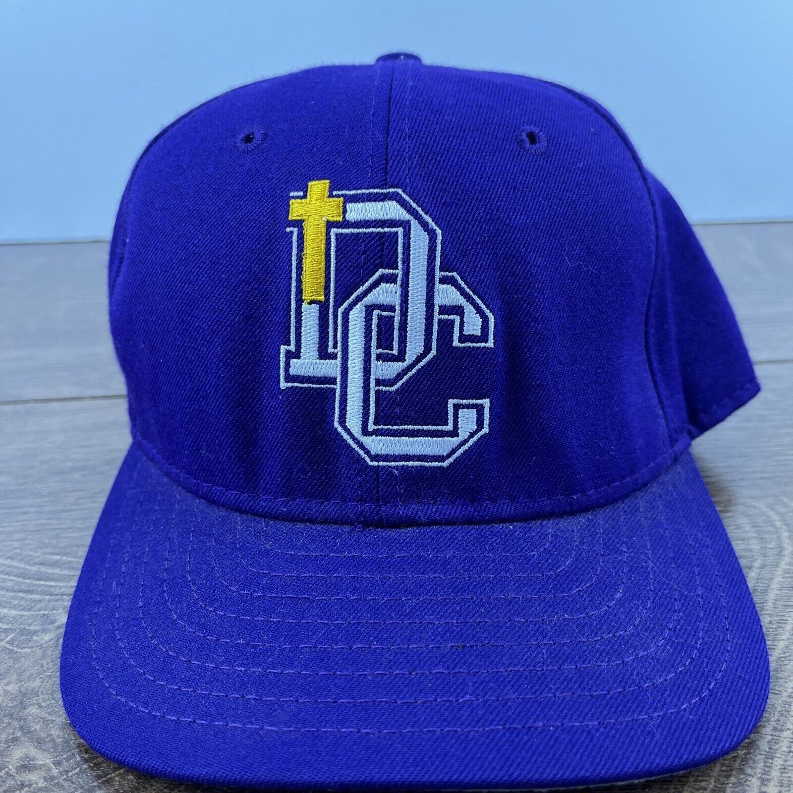 Other Defiance College Hat Yellow Jackets Purple Hat Adjustable Ad Size ONE SIZE - 1 Thumbnail