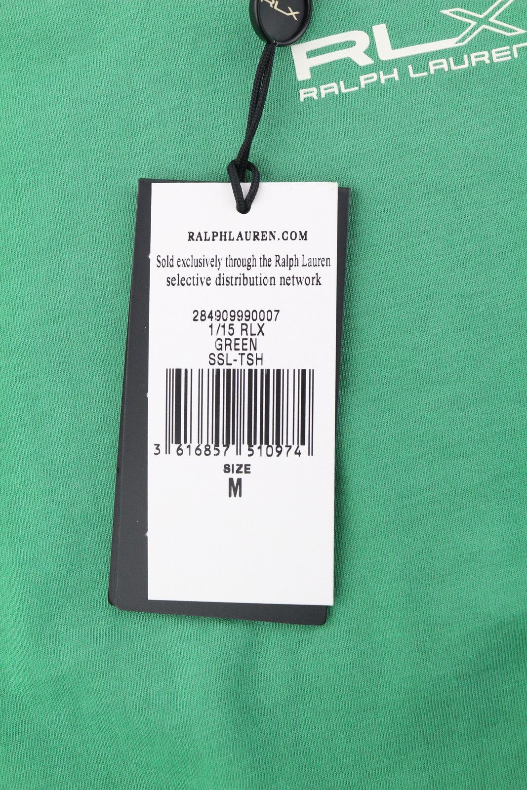 RLX Ralph Lauren M Green Tricot Stretch Tee 84727 Size M / US 6-8 / IT 42-44 - 11 Thumbnail