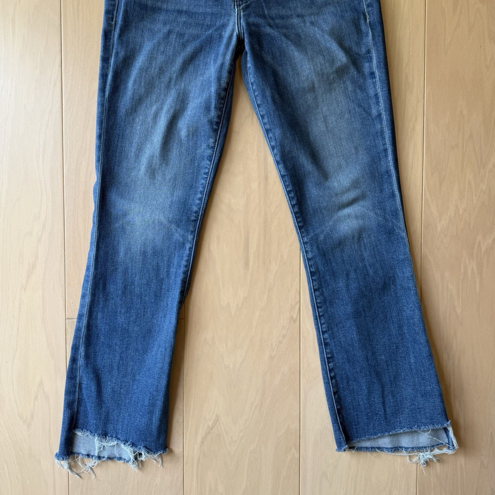 MOTHER Mother Insider Crop Jeans Women's 26 Blue Medium Wash Step Size 26" / US 2 / IT 38 - 4 Thumbnail