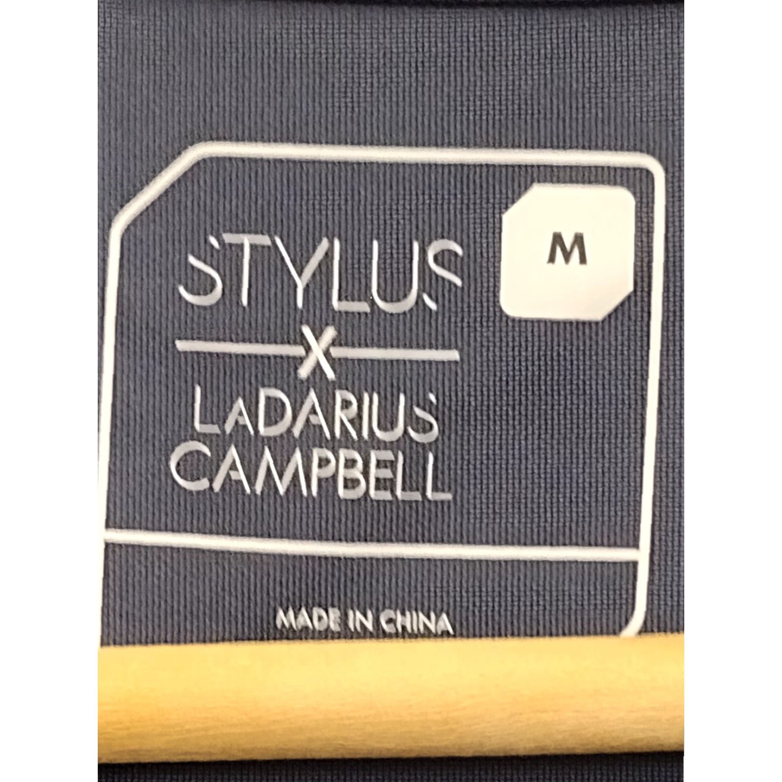 Vintage STYLUS Ladarius Campbell Shirt Short Sleeve Blue M Mens T-Shirt Crew Neck Solid Lightweight Comfort Tee Size US M / EU 48-50 / 2 - 5 Thumbnail