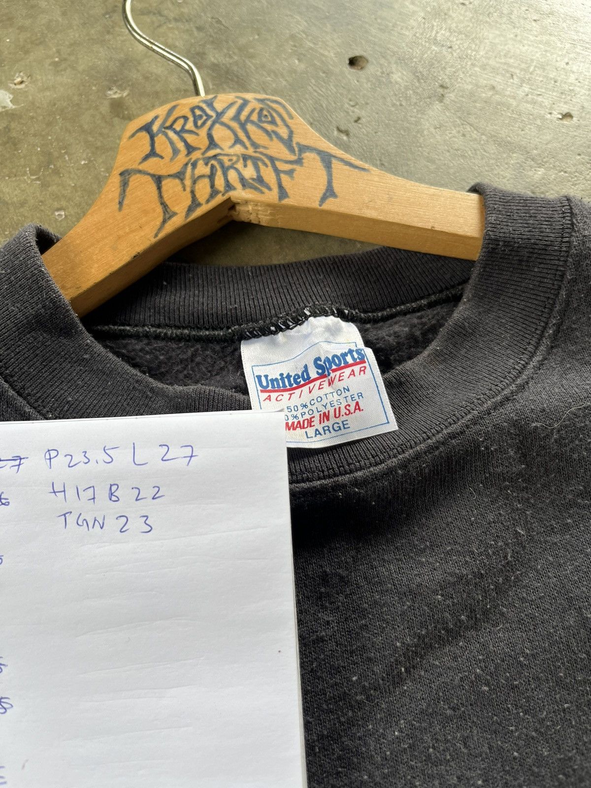 Vintage 🔥Vintage United Sports Backhit Logo Sweetshirts 90s USA Size US L / EU 52-54 / 3 - 6 Thumbnail