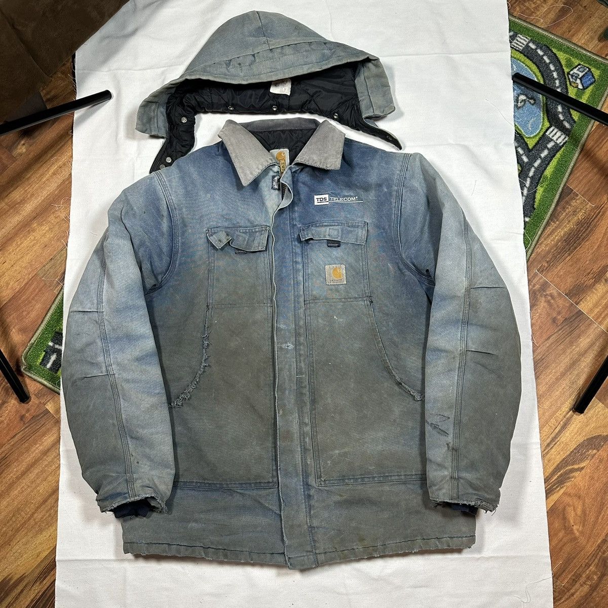 Carhartt Vintage Denim Carhartt Chore Coat “detroit style” Size US XXL / EU 58 / 5 - 1 Thumbnail
