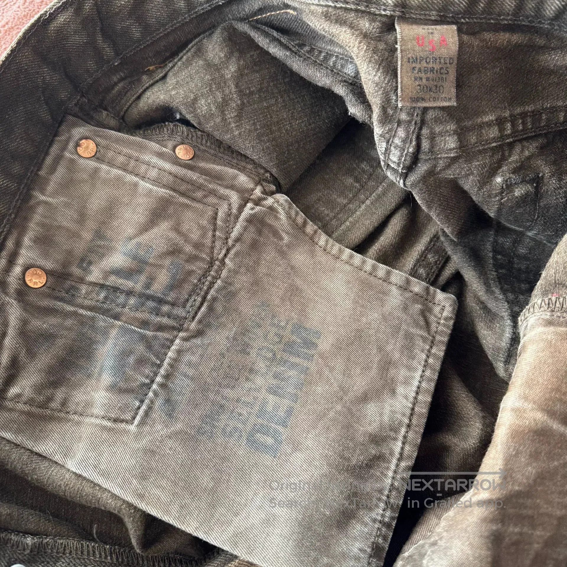 RRL Ralph Lauren RRL Brown Oil. Size US 30 / EU 46 - 4 Thumbnail