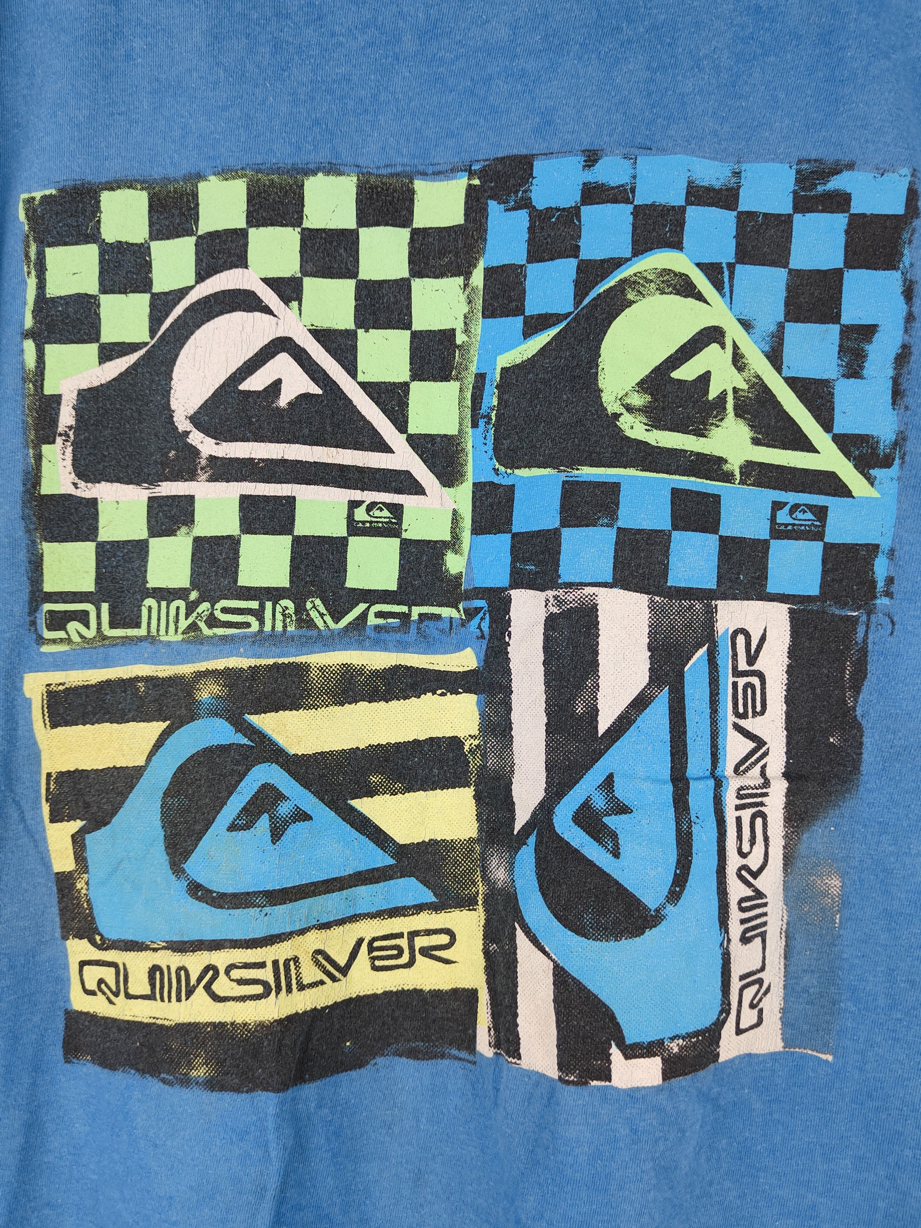 Quiksilver DL Quicksilver Light Blue Short Sleeve T-shirt #2543 Size US L / EU 52-54 / 3 - 3 Thumbnail