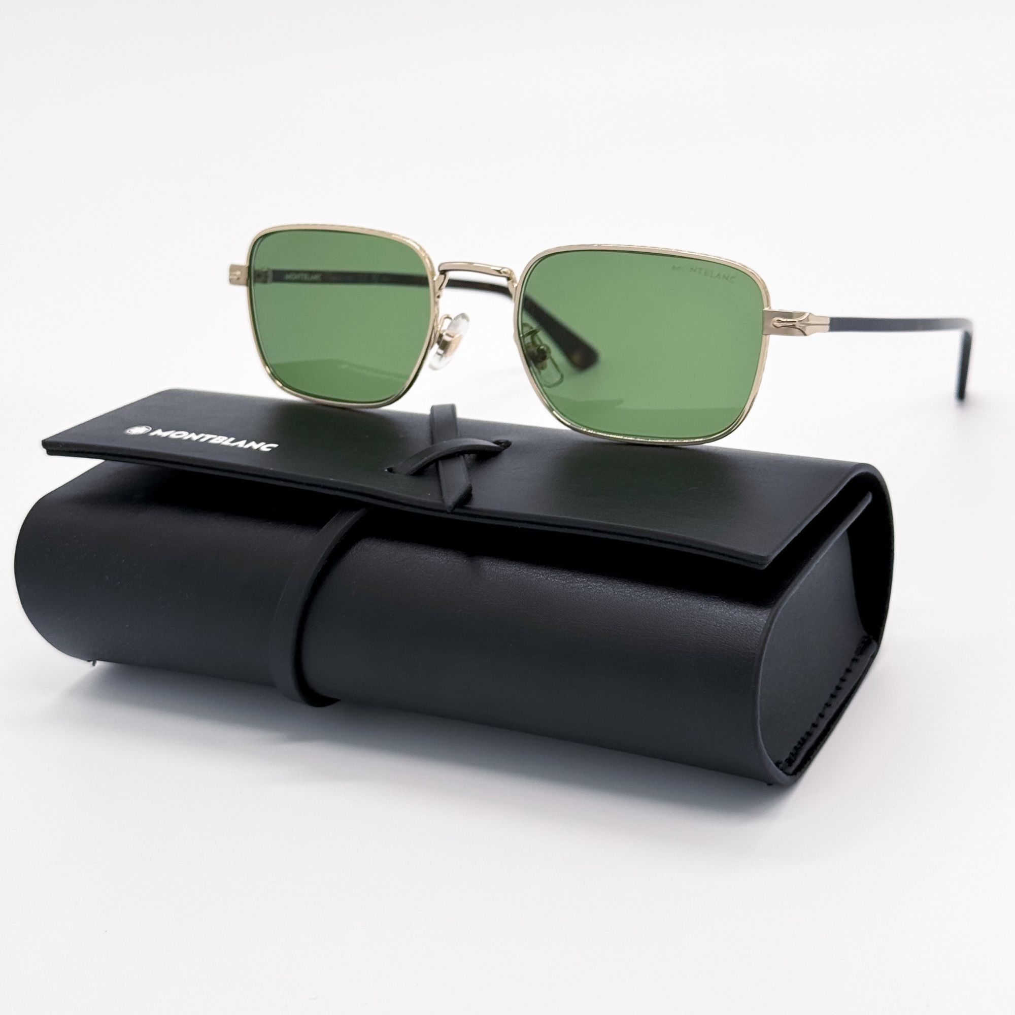 Montblanc NEW MONTBLANC SUNGLASSES MEN BLACK/GREEN MB0339S 002 EYEWEAR Size ONE SIZE - 1 Thumbnail