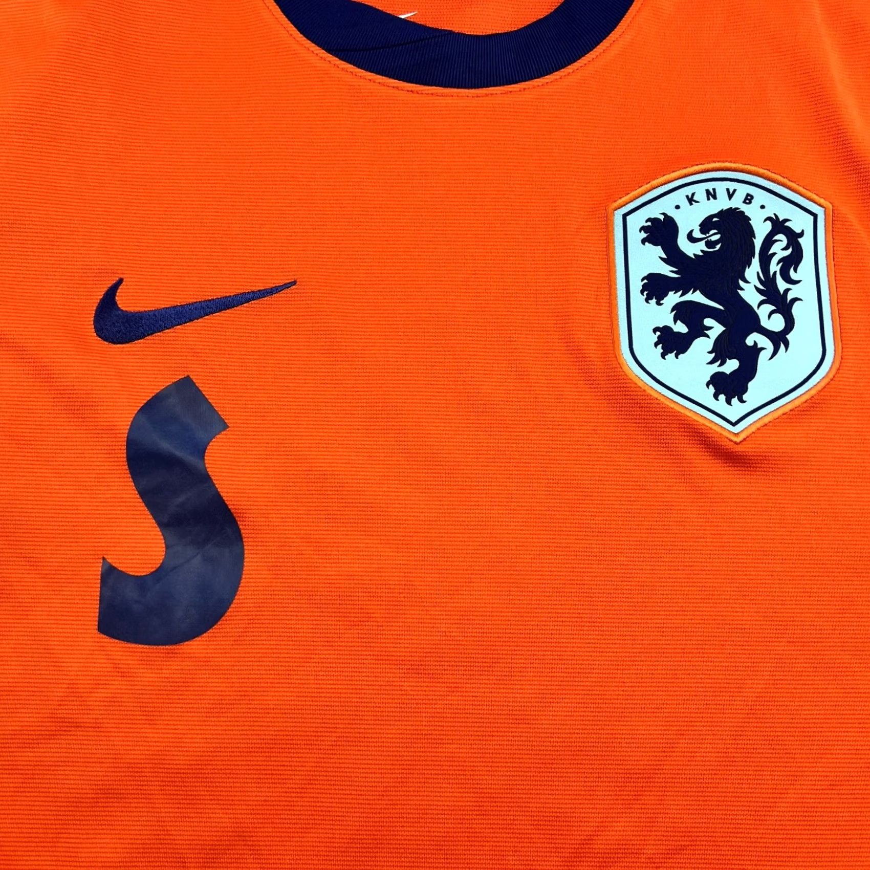 Nike Nike Netherlands 2024 2025 Home Football Jersey Mens Large Orange Shirt Athletic Jersey Nike Mens L Orange Football Size US L / EU 52-54 / 3 - 4 Thumbnail