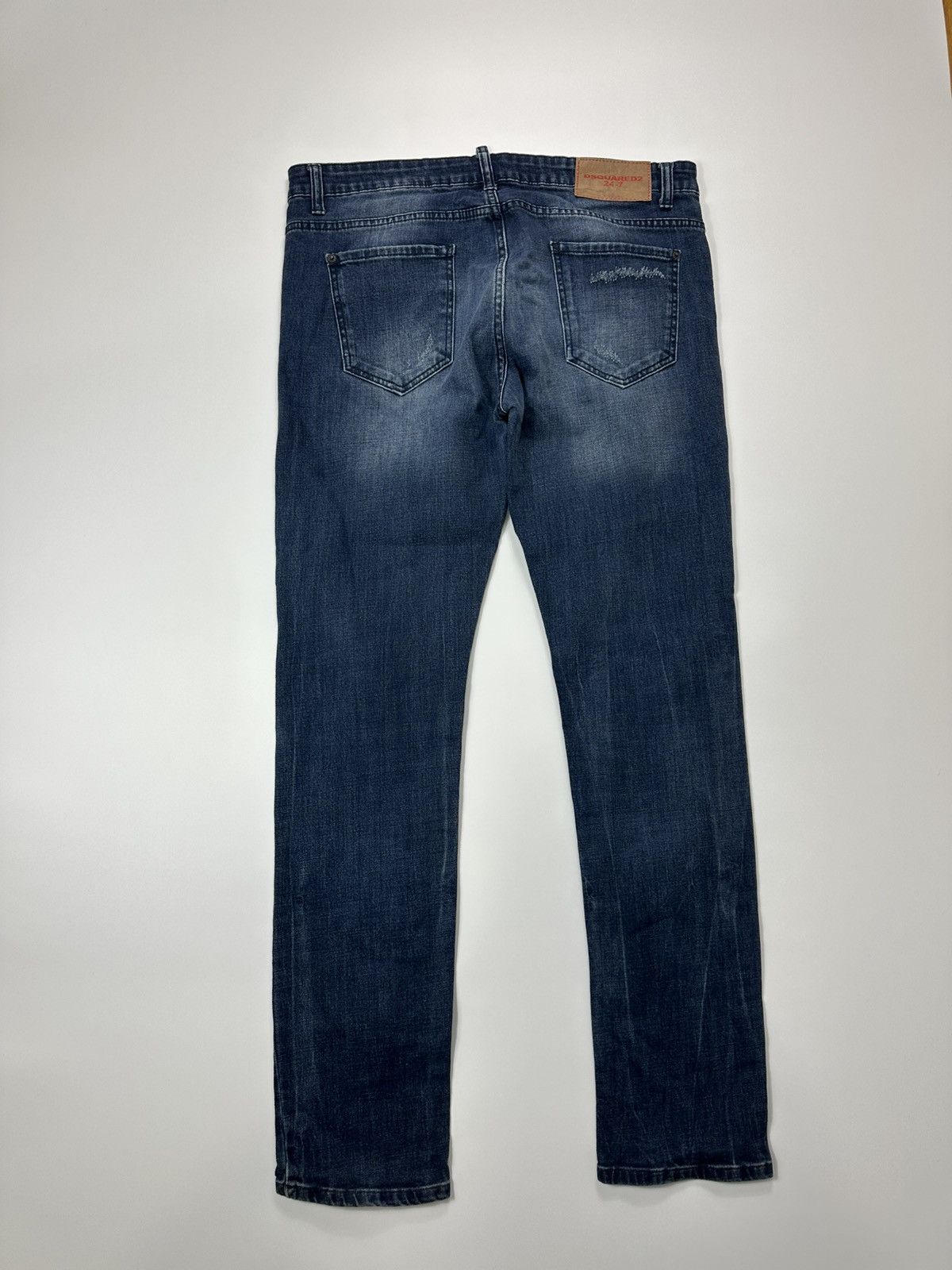 Dsquared2 Dsquared2 Denim Blue Jeans Distressed Logo Fit Size US 32 / EU 48 - 2 Thumbnail