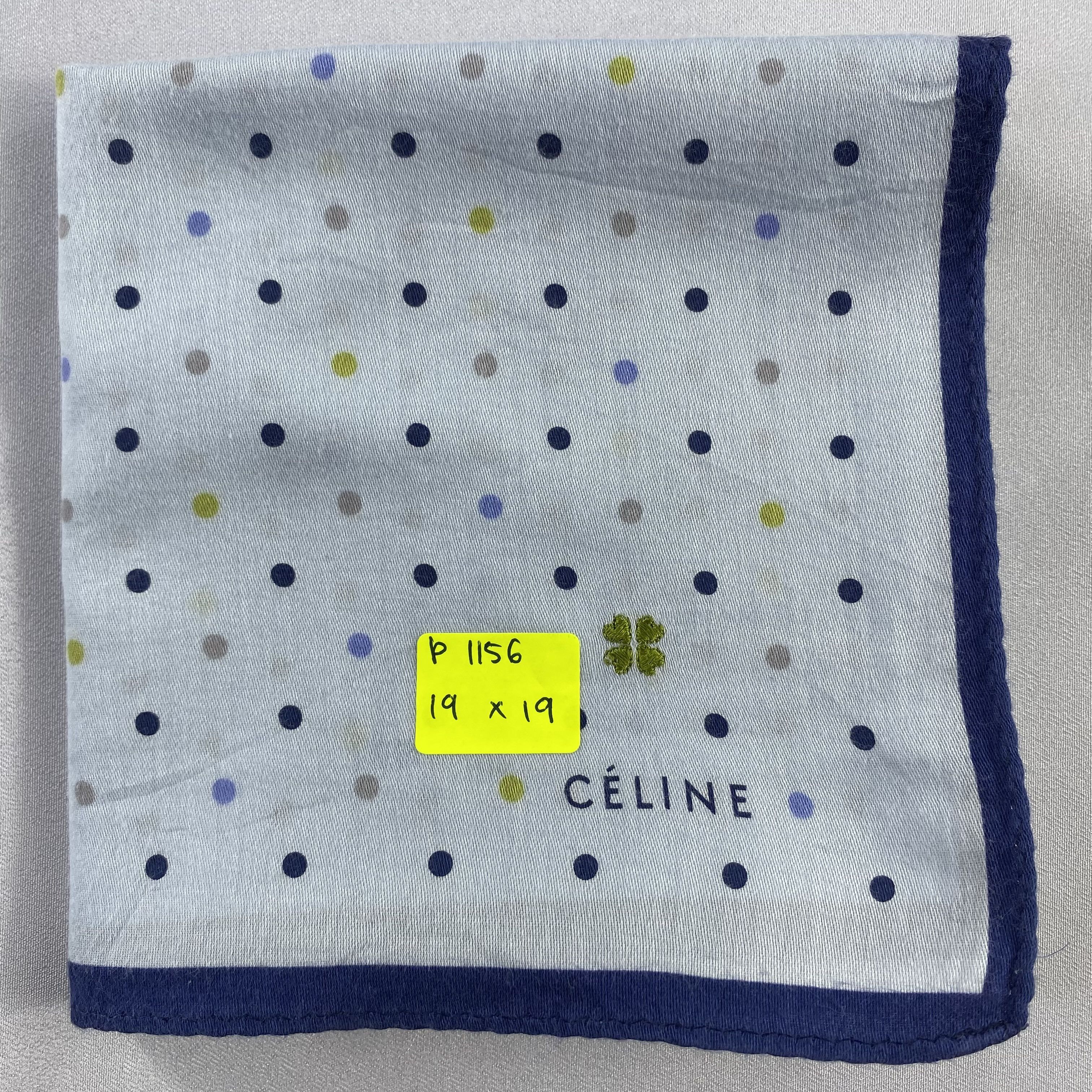 Celine × Vintage Celine Handkerchief / Neckerchief / Bandana-P1156 Size ONE SIZE - 5 Thumbnail