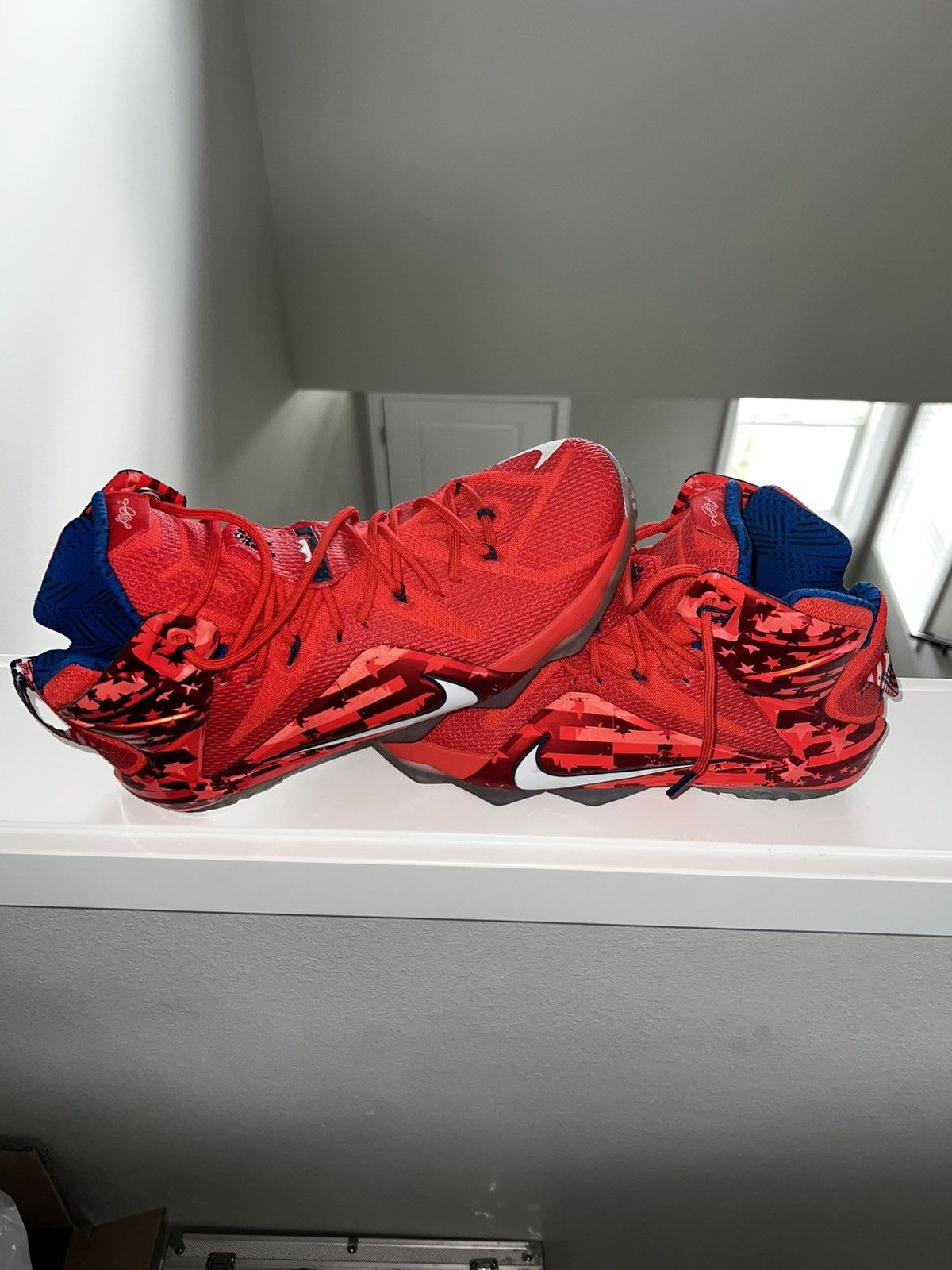Nike LeBron 12 USA Size US 12 / EU 45 - 7 Thumbnail
