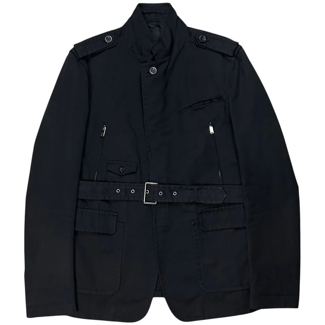 Gucci Gucci by Frida Giannini Belted Military Jacket - SS07 Size US L / EU 52-54 / 3 - 1 Thumbnail