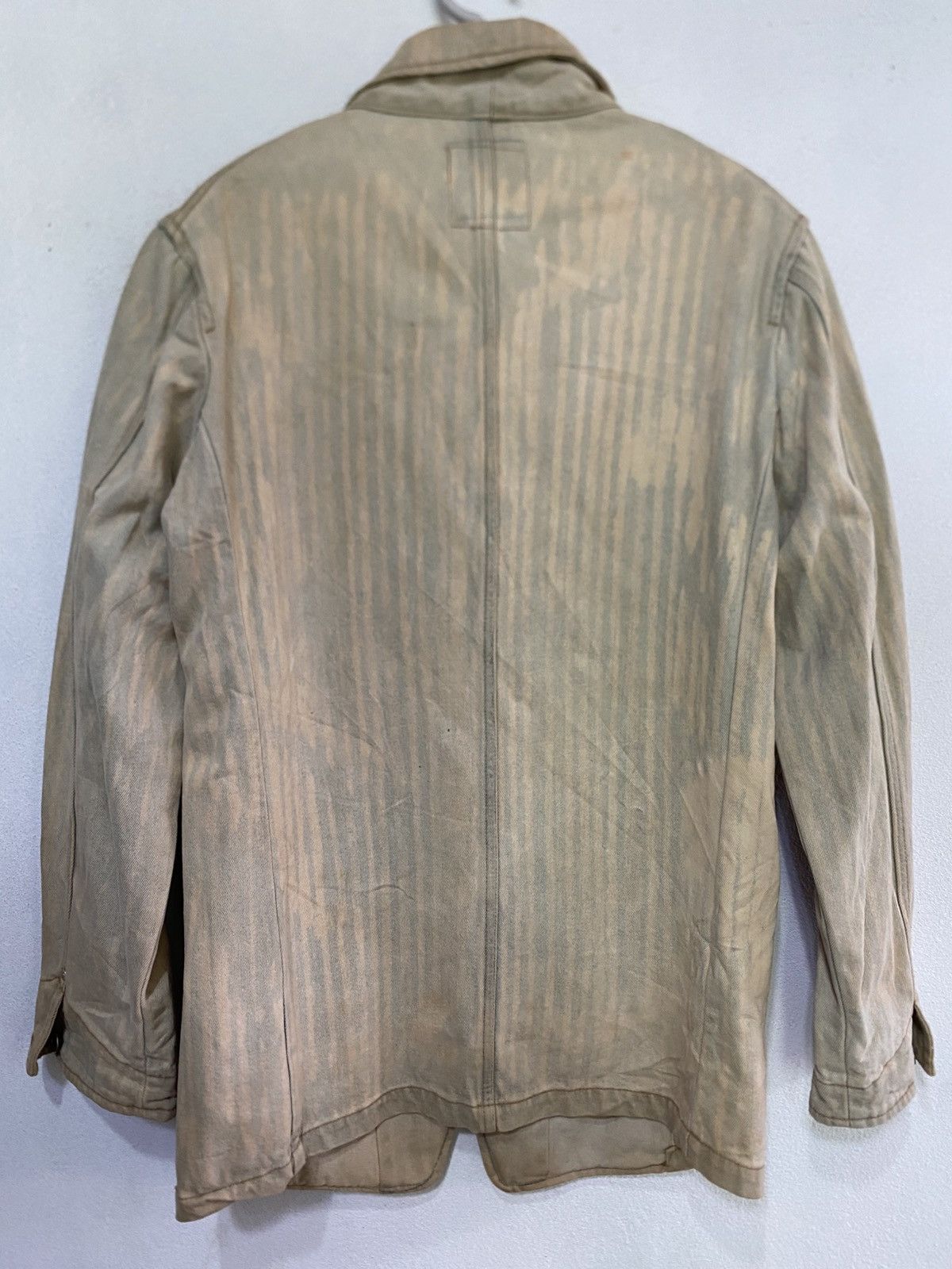 Le Grande Bleu (L.G.B.) Azito Distress Denim Jacket Button Up Size US L / EU 52-54 / 3 - 8 Thumbnail