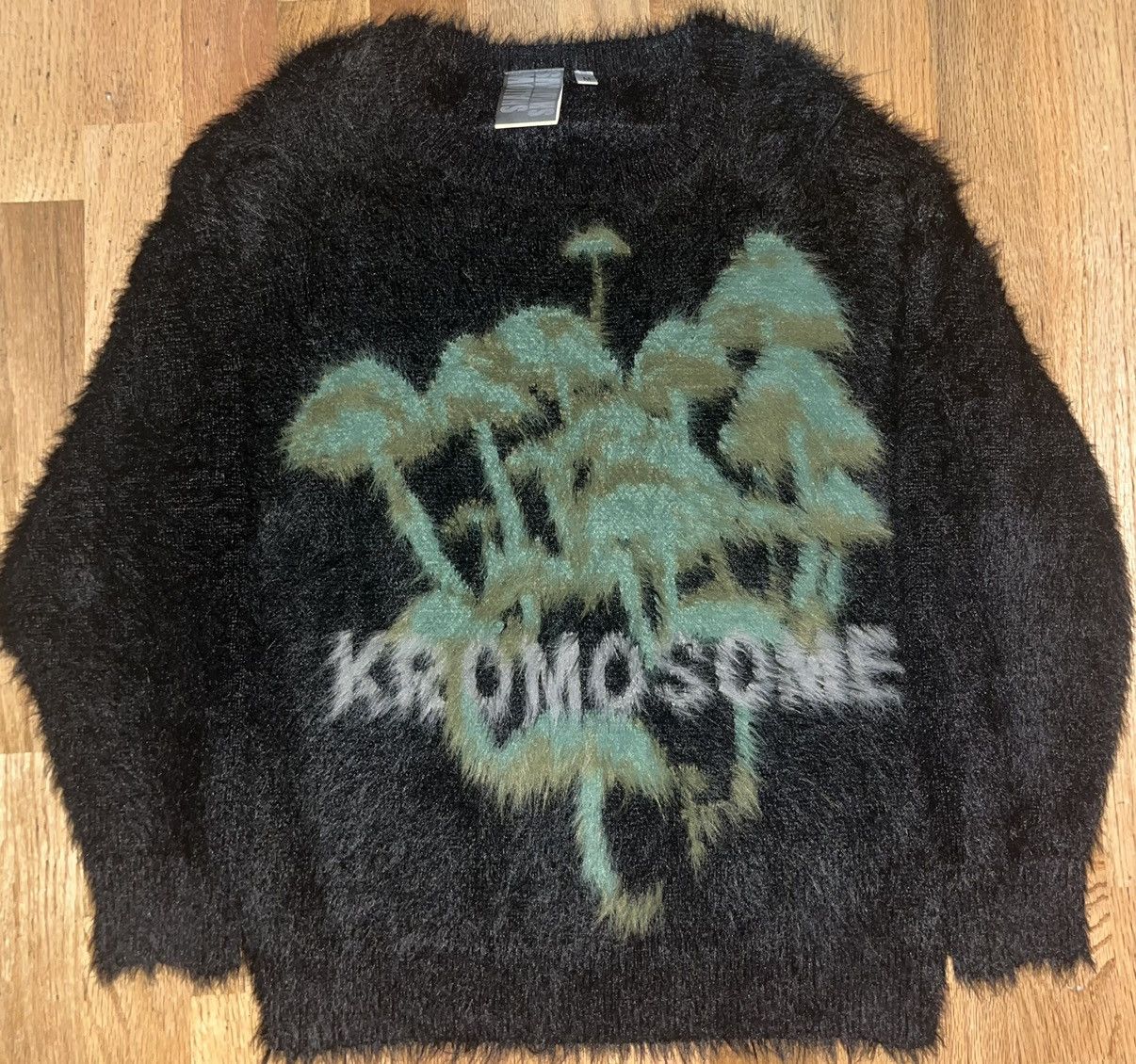 “KROMOSOME” Mohair Knit Sweater Shallow Shadows
