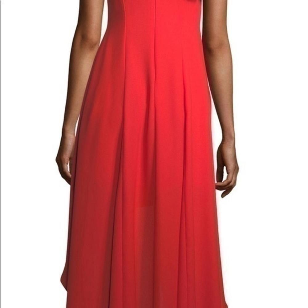 Designer 19 cooper red hi low dress Size XS / US 0-2 / IT 36-38 - 3 Thumbnail