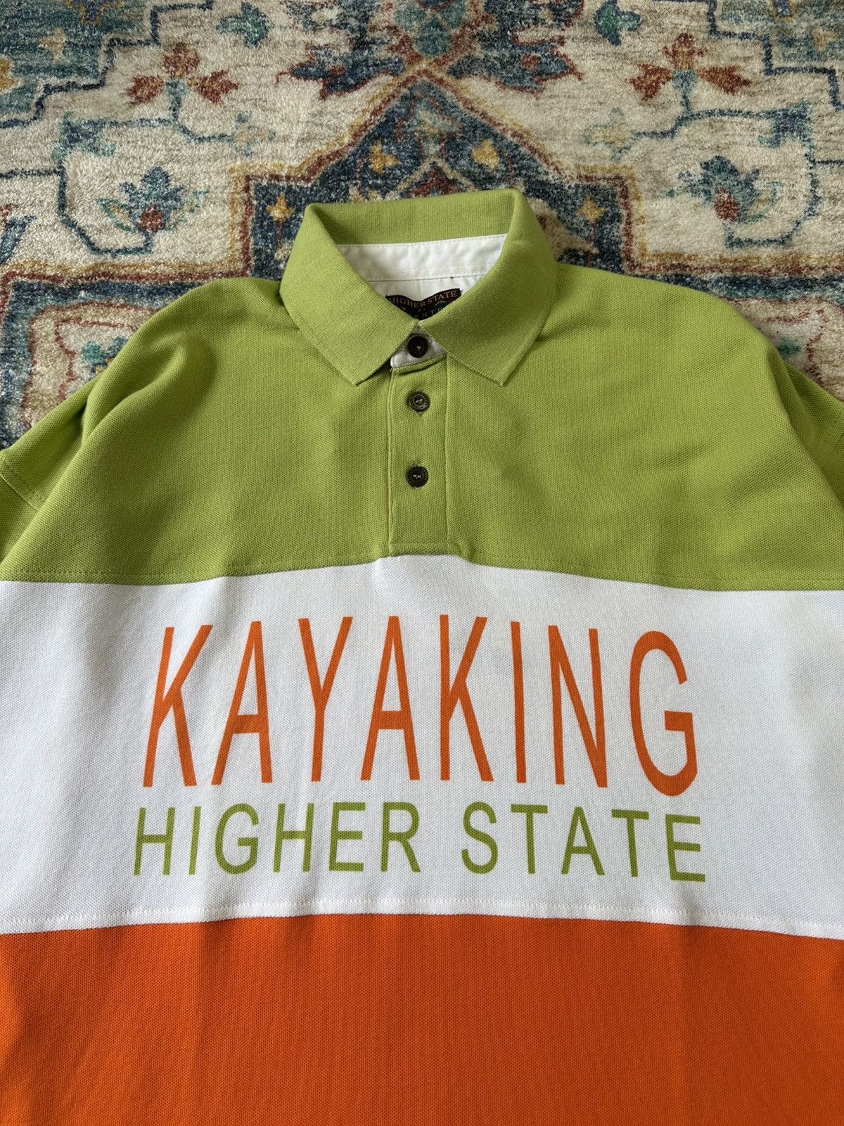 Vintage Vintage NWT Higher State Kayaking Polo Shirt Large Size US L / EU 52-54 / 3 - 4 Thumbnail
