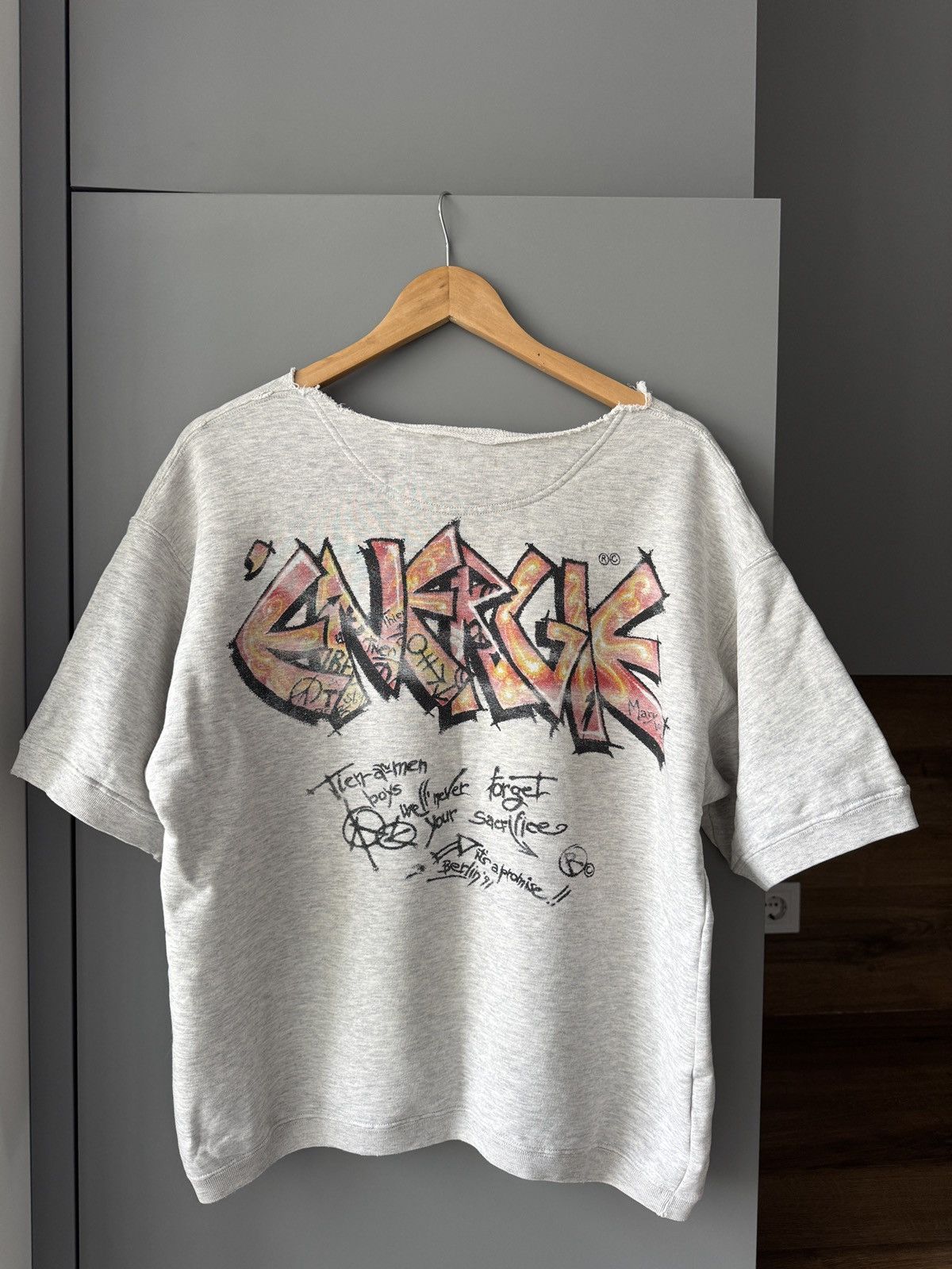 Energie × Vintage Vintage Energie y2k Boxy Logo Printed Oversized Tee Size US L / EU 52-54 / 3 - 1 Thumbnail