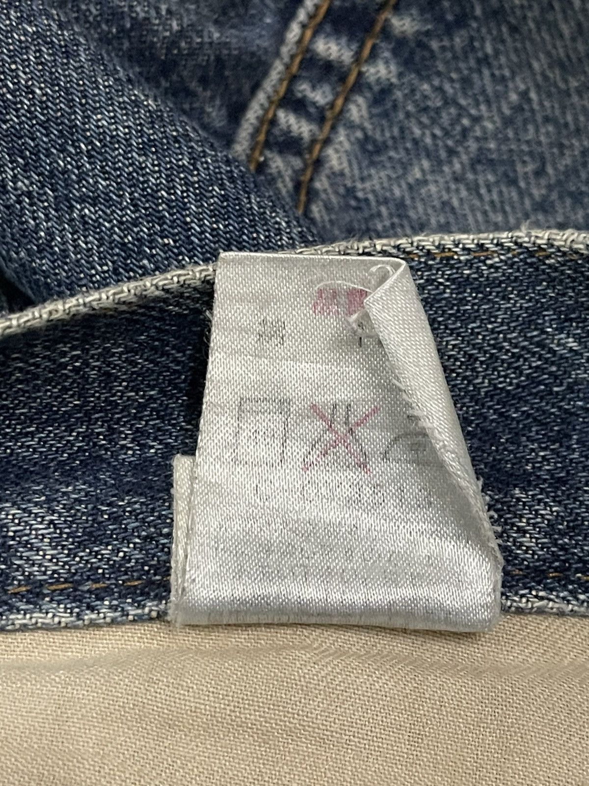 14th Addiction Vintage Japanese Brand Blue Wash Distress Baggy Jeans Size US 30 / EU 46 - 9 Thumbnail