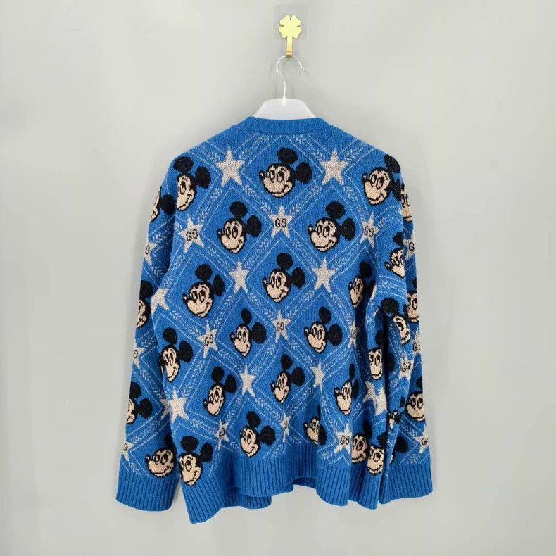 Gucci Gucci Disney blue co-branded full-print logo Mickey wool ca Size US L / EU 52-54 / 3 - 2 Thumbnail