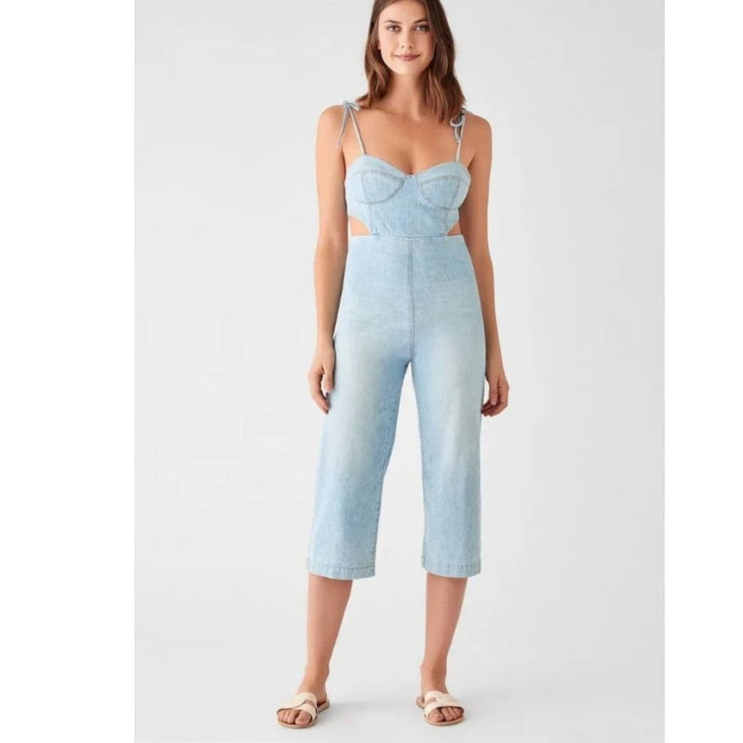 DL1961 New Urban Outfitters DL1961 Hepburn Jumpsuit $209 X-SMALL Size 26" / US 2 / IT 38 - 6 Thumbnail