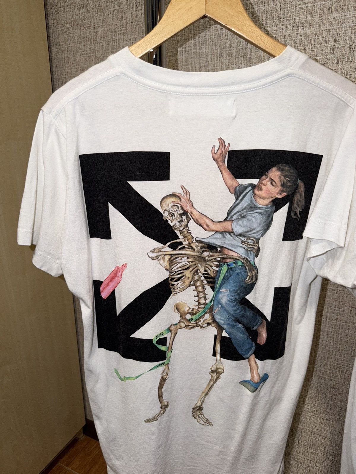 Off-White OFF-WHITE PASCAL PAINTED ARROWS WHITE T-SHIRT Size US M / EU 48-50 / 2 - 4 Thumbnail