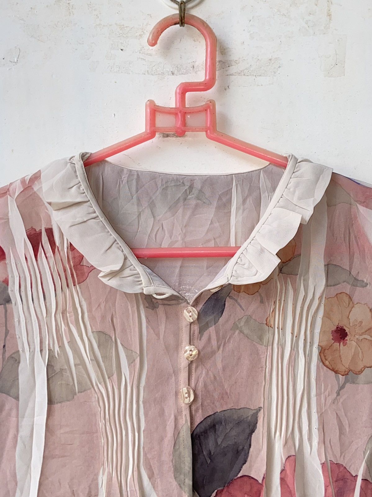 Other Issey Miyake Floral Patterned Blouse Size S / US 4 / IT 40 - 12 Thumbnail