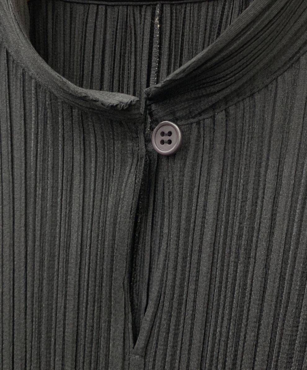 Pleats Please Issey Miyake PLEATS PLEASE ISSEY MIYAKE Black Plisse Mock Neck Top 3 Size US M / EU 48-50 / 2 - 6 Thumbnail