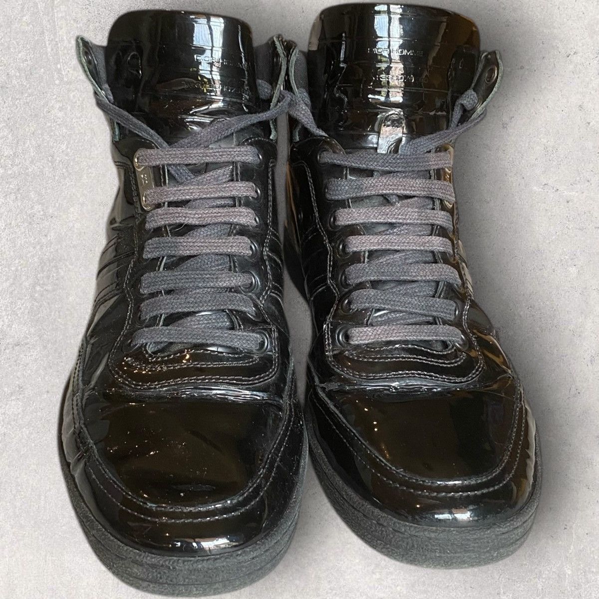 Dior Fall15 Black Patent High Top Size US 8 / EU 41 - 3 Thumbnail