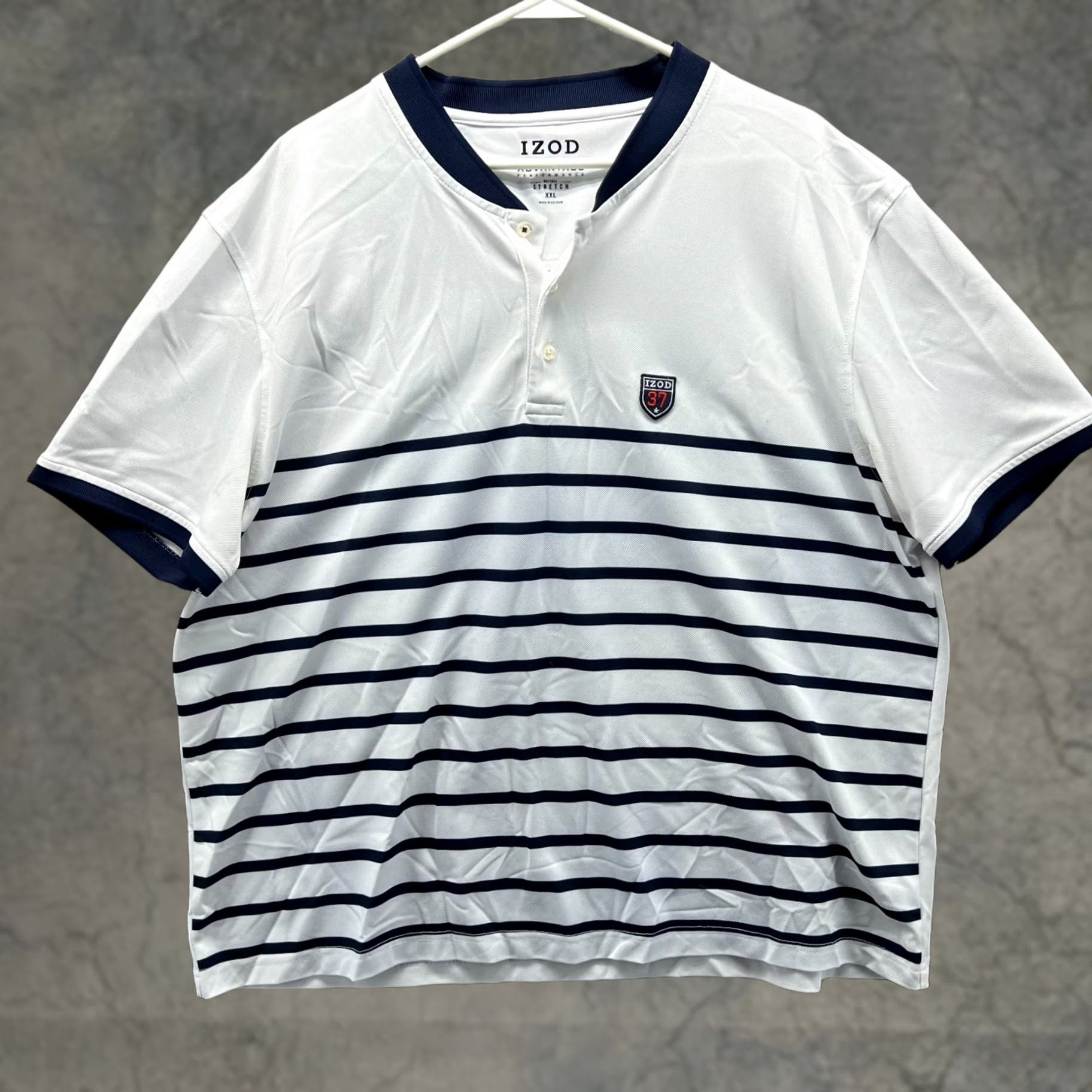 Izod Izod Polo Shirt Men XXL White Advantage Performance Natural Stretch Golf Shield Shirt Size US XXL / EU 58 / 5 - 1 Thumbnail