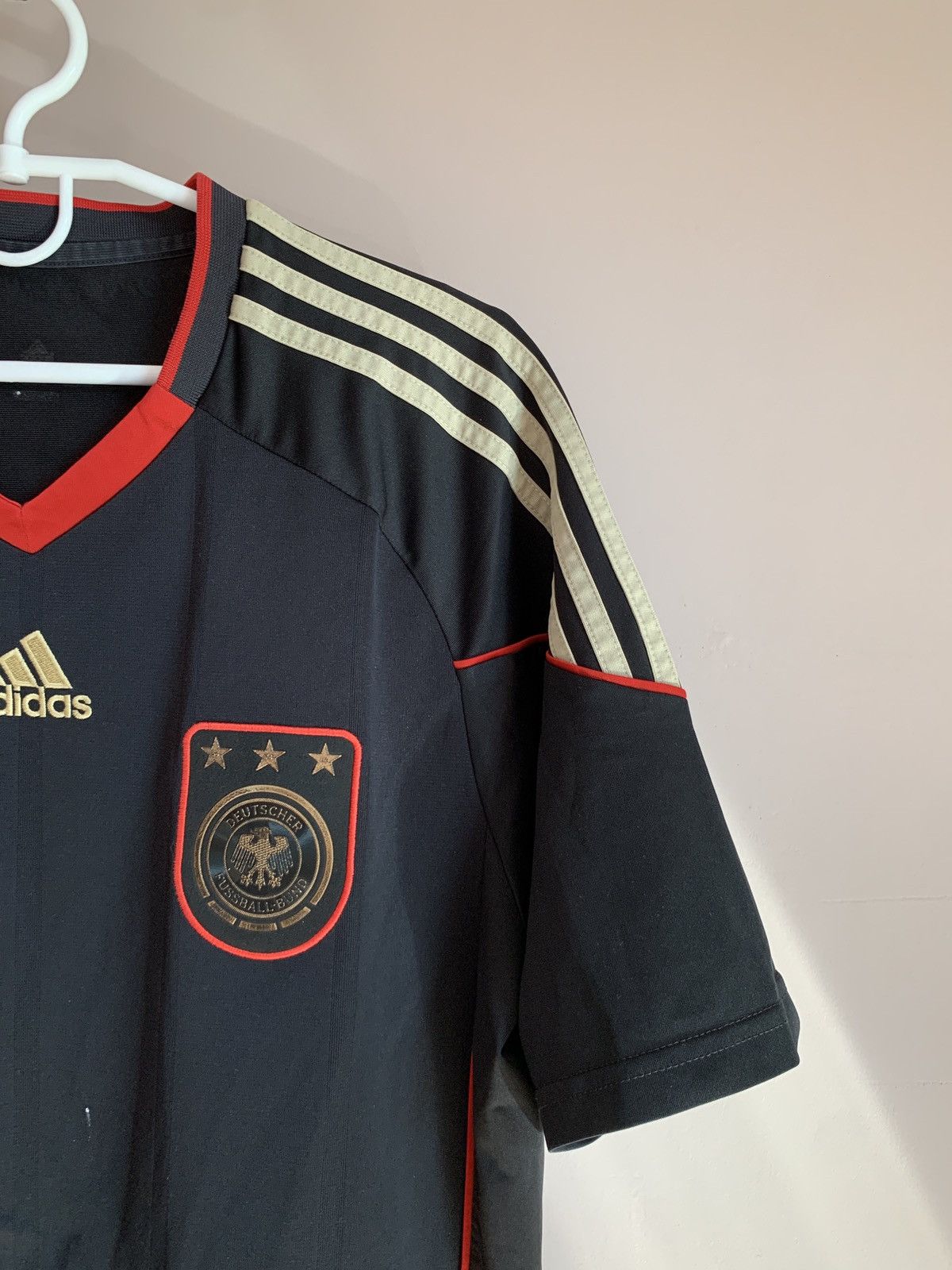Adidas Germany 2010 Football Shirt Adidas Vintage Soccer BALLACK Size US M / EU 48-50 / 2 - 4 Thumbnail