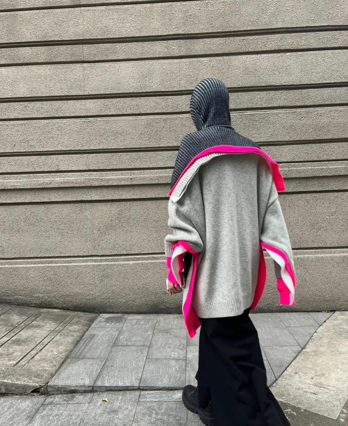 Balenciaga Balenciaga FW’18 Layered Oversize Knit Sweater Hoodie Size XS / US 0-2 / IT 36-38 - 11 Thumbnail