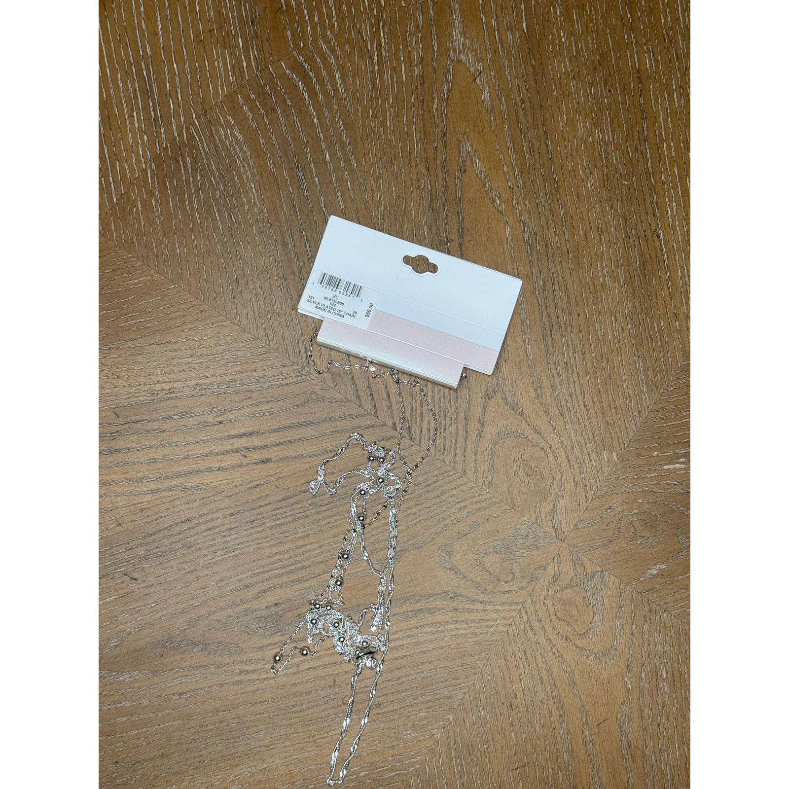 Other AND NOW THIS Silver Plated Layered Chain Necklace 18” New Size ONE SIZE - 6 Thumbnail