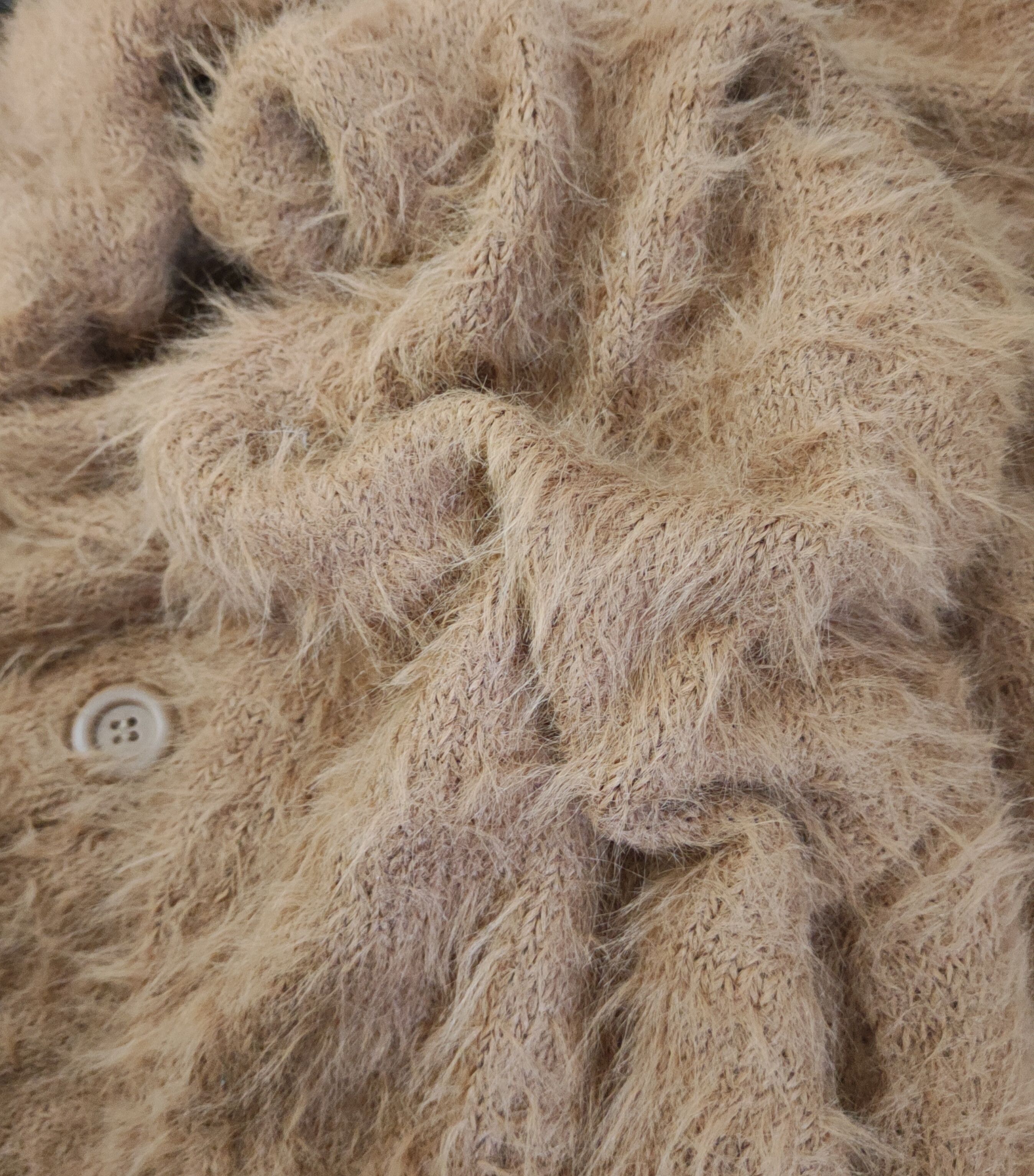 Homespun Knitwear Nice Claup Brown Shag Shaggy Fur Mohair Knitwear #W1645 Size US M / EU 48-50 / 2 - 13 Thumbnail