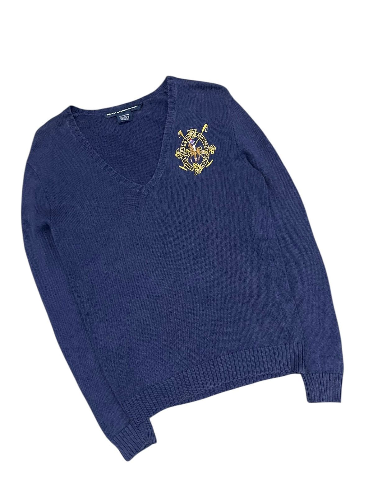 Polo Ralph Lauren VTG Polo Ralph Lauren Sport Knitted Jumper Sweater Size US M / EU 48-50 / 2 - 7 Thumbnail