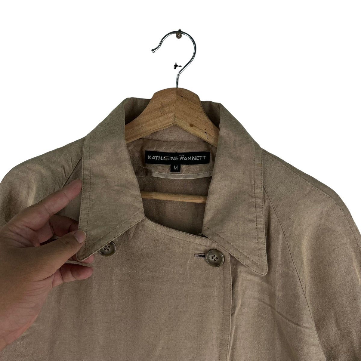 Japanese Brand 🔥BIKER JACKET DOUBLE BREAST KATHARINE HAMNETT Size US M / EU 48-50 / 2 - 5 Thumbnail