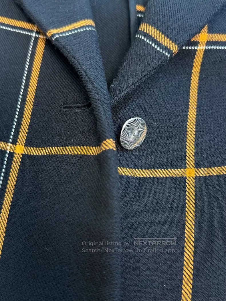 Hermes Hermes Plaid mid-length coat Size XXS / US 00 / IT 34 - 2 Thumbnail