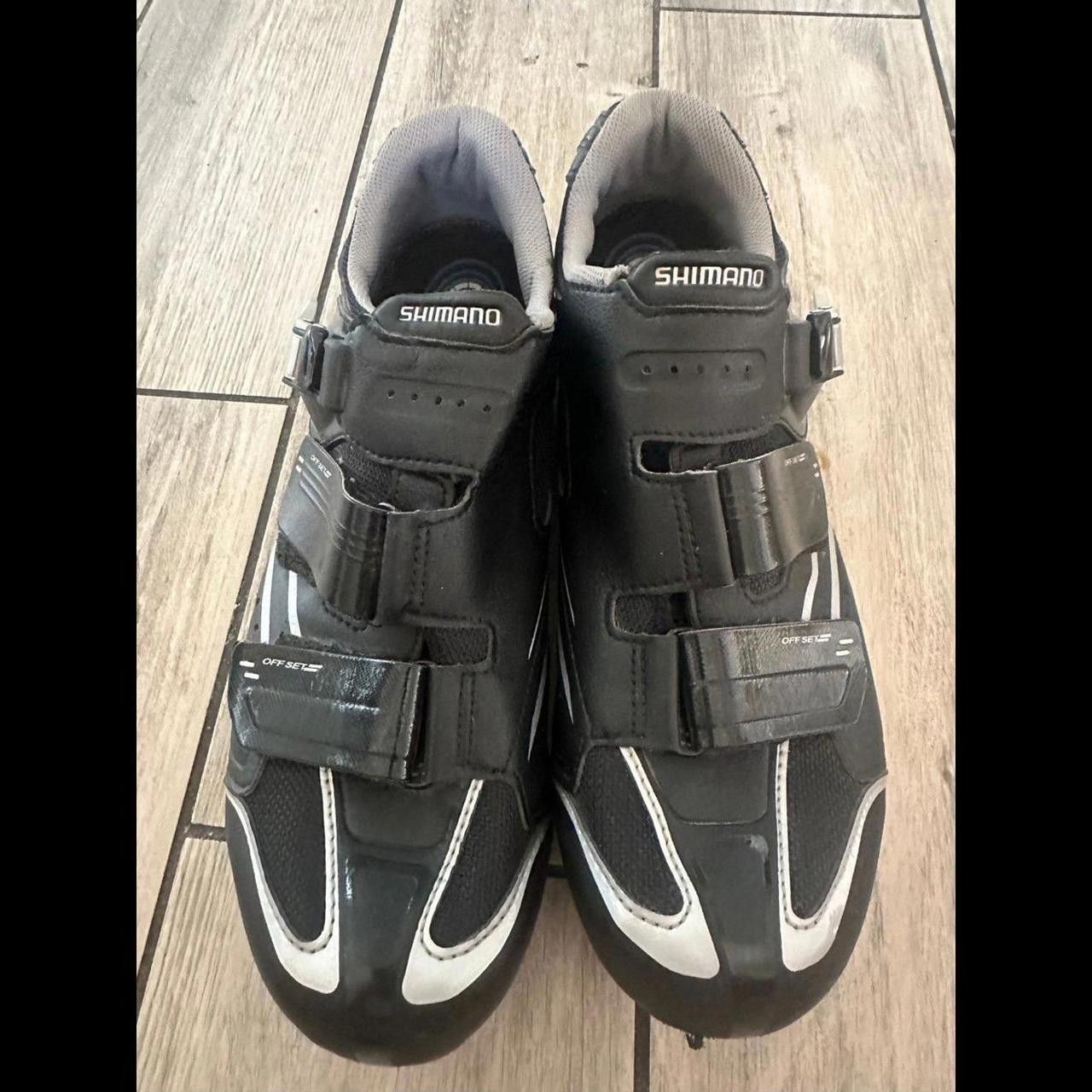 Designer Used Black Shimano Road Cycling Size US 12 / EU 45 - 3 Thumbnail