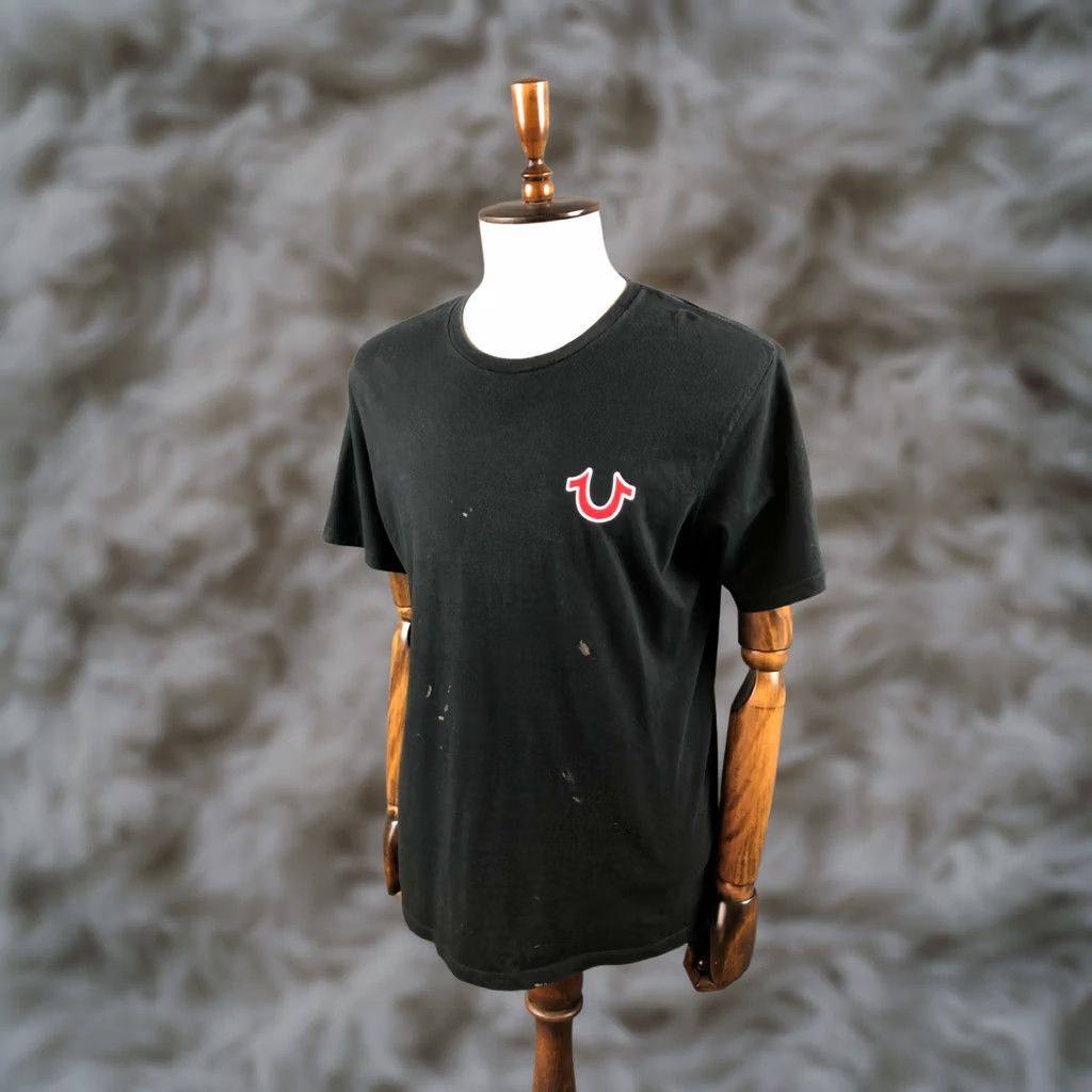 True Religion True Religion Shirt Men’s L Black Cotton Short Sleeve Crew Neck Knit Logo T-Shirt Mens Size US M / EU 48-50 / 2 - 1 Thumbnail