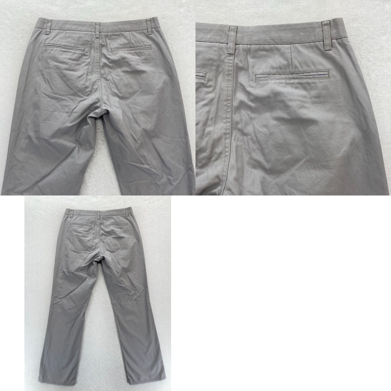 Bonobos Bonobos Pants Mens 33x30 Straight Leg Gray Chino Pants Mid Rise Preppy Reg Fit - Casual, Regular, 33x30, Gray, Chino, Men, Pants Size US 33 - 9 Thumbnail