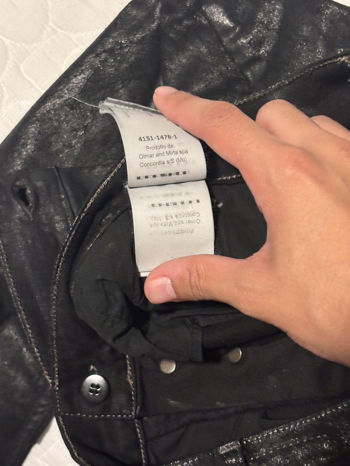 Rick Owens Waxed Rick Owens Kilt Denim Size US 28 / EU 44 - 4 Thumbnail
