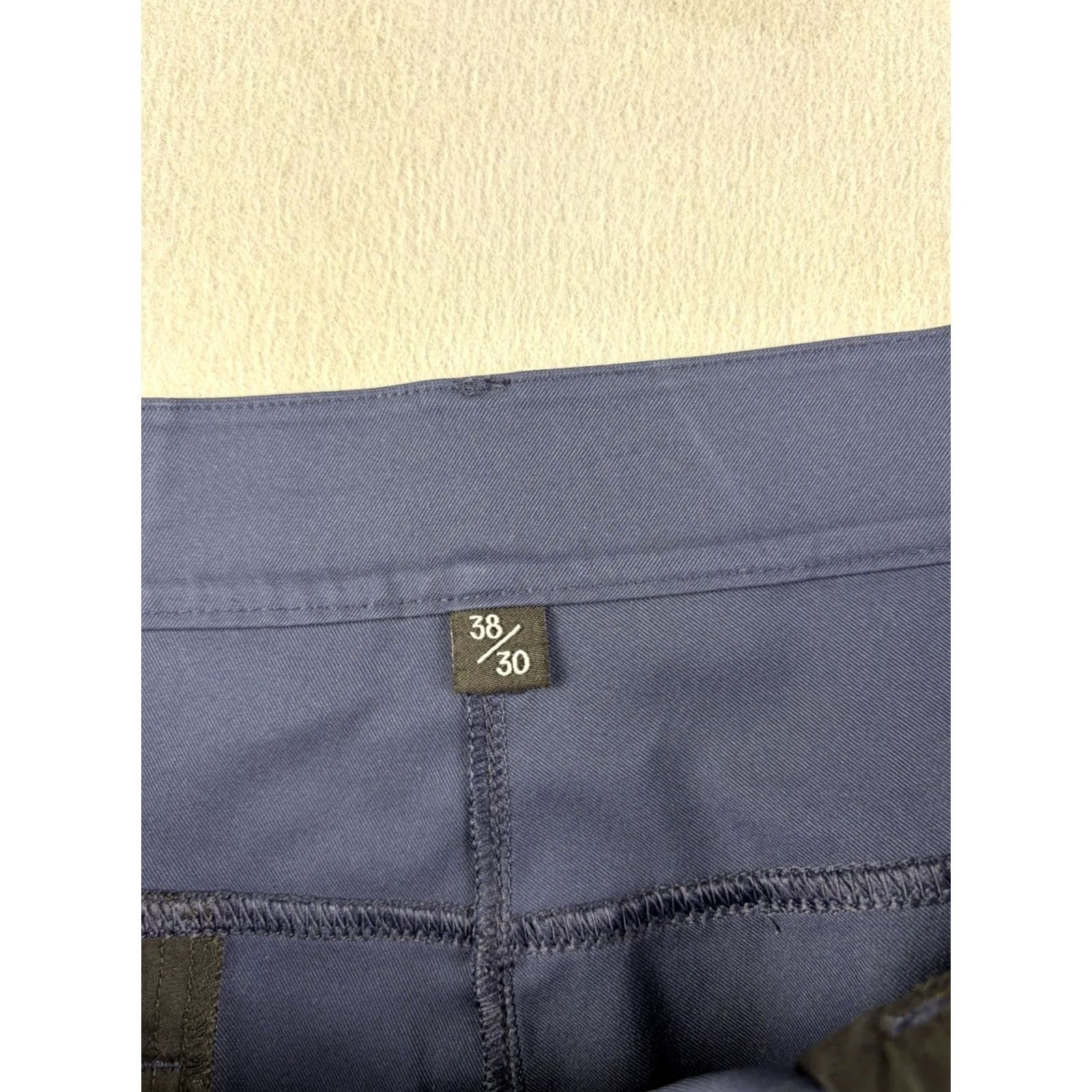 Vintage Public Rec Dealmaker Workday 2.0 Pants Mens 38x27 Blue Slim Tapered 5-Pocket Polyester Chino Golf City Sports Casual Size US 38 / EU 54 - 6 Thumbnail